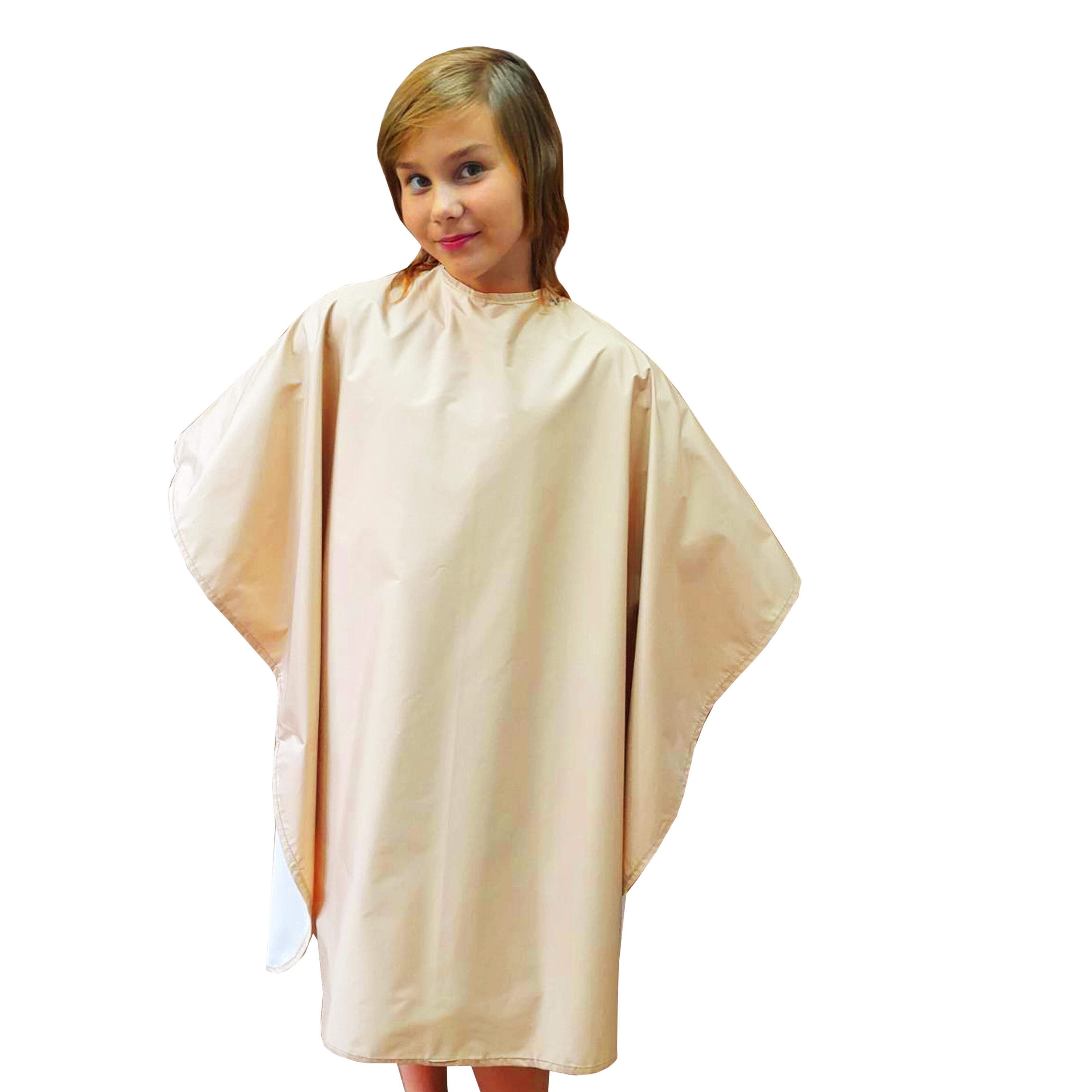 Personalised Kids Hairdressing gown Cream