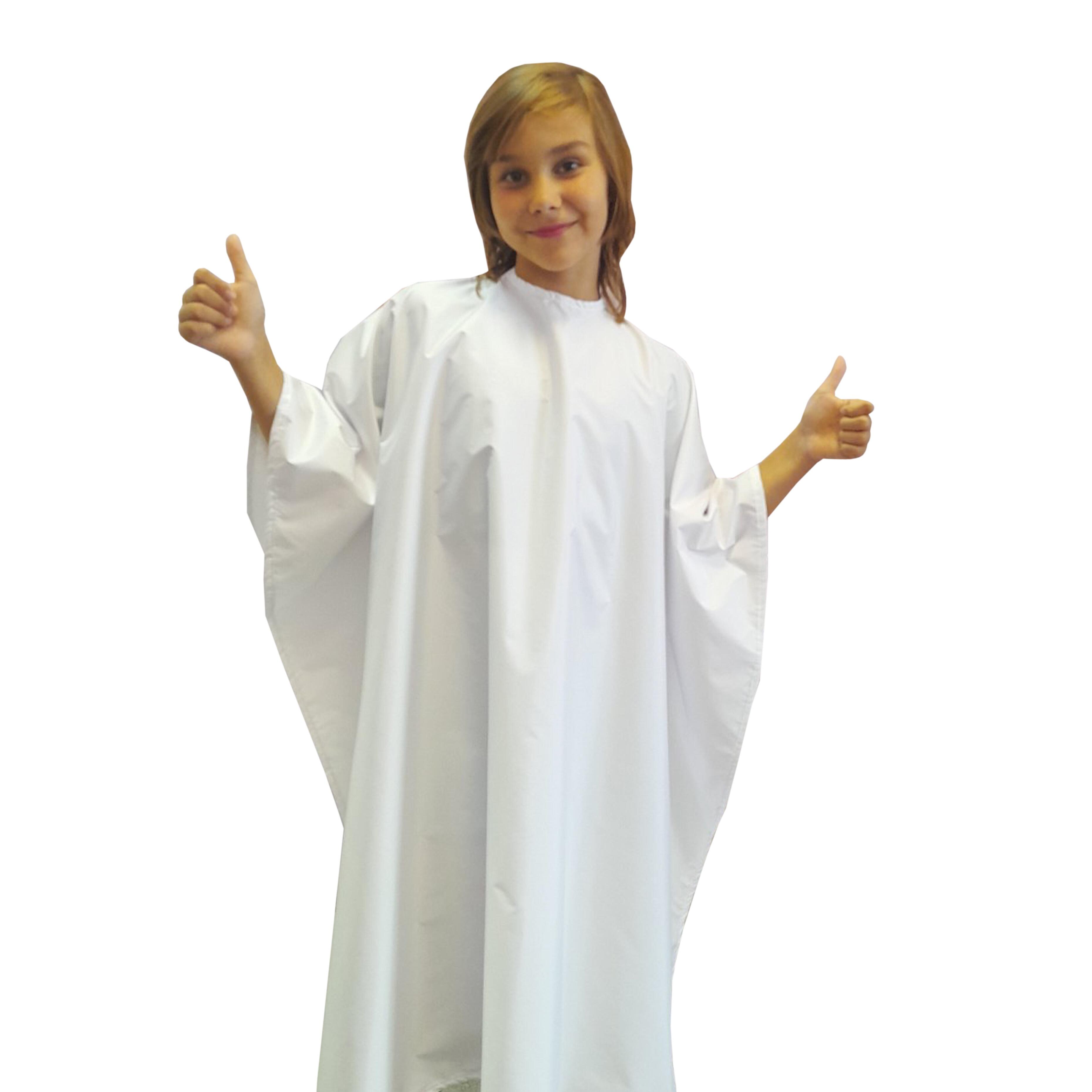 Nibano Kids Hairdressing gown white