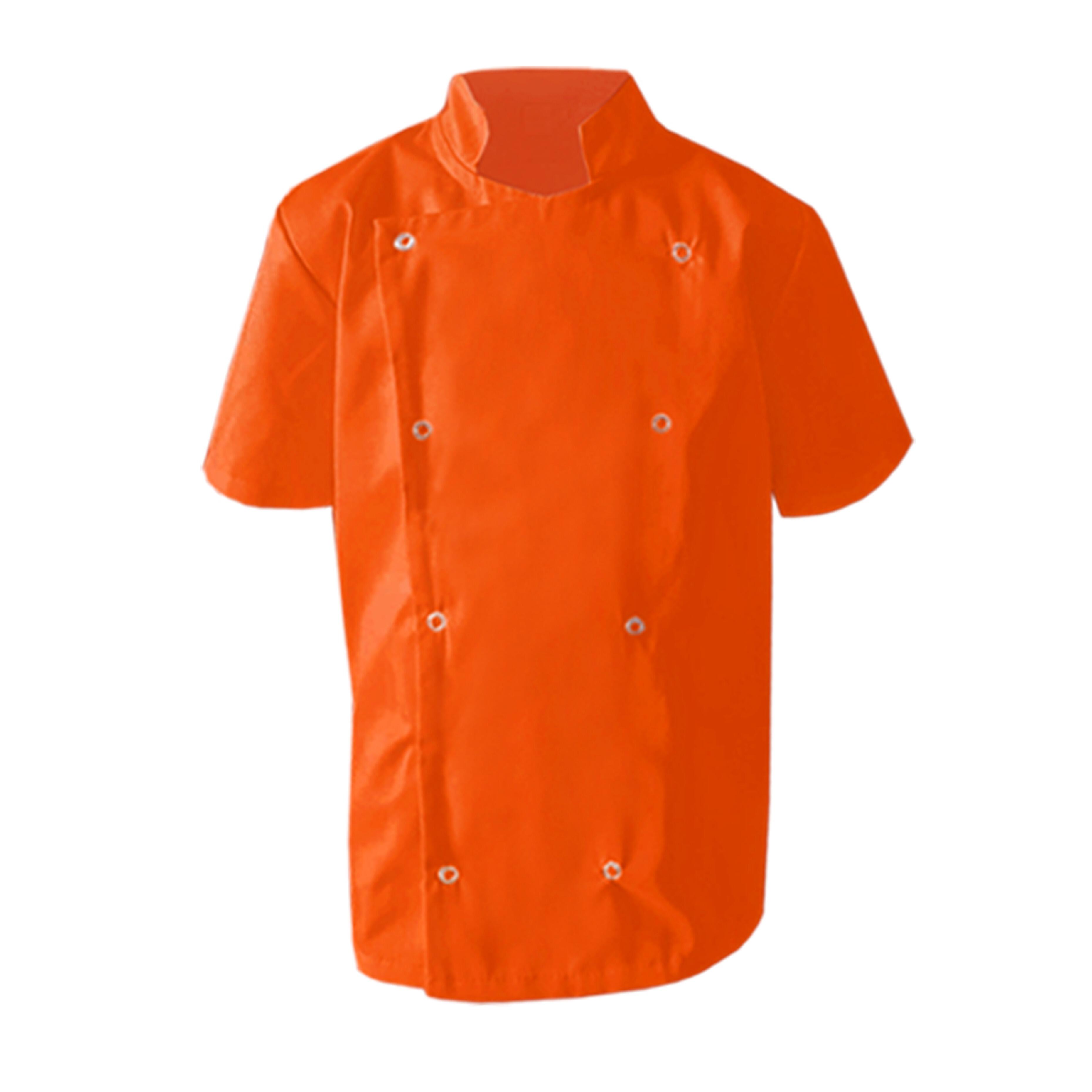Orange Kids Chef's Jacket with name