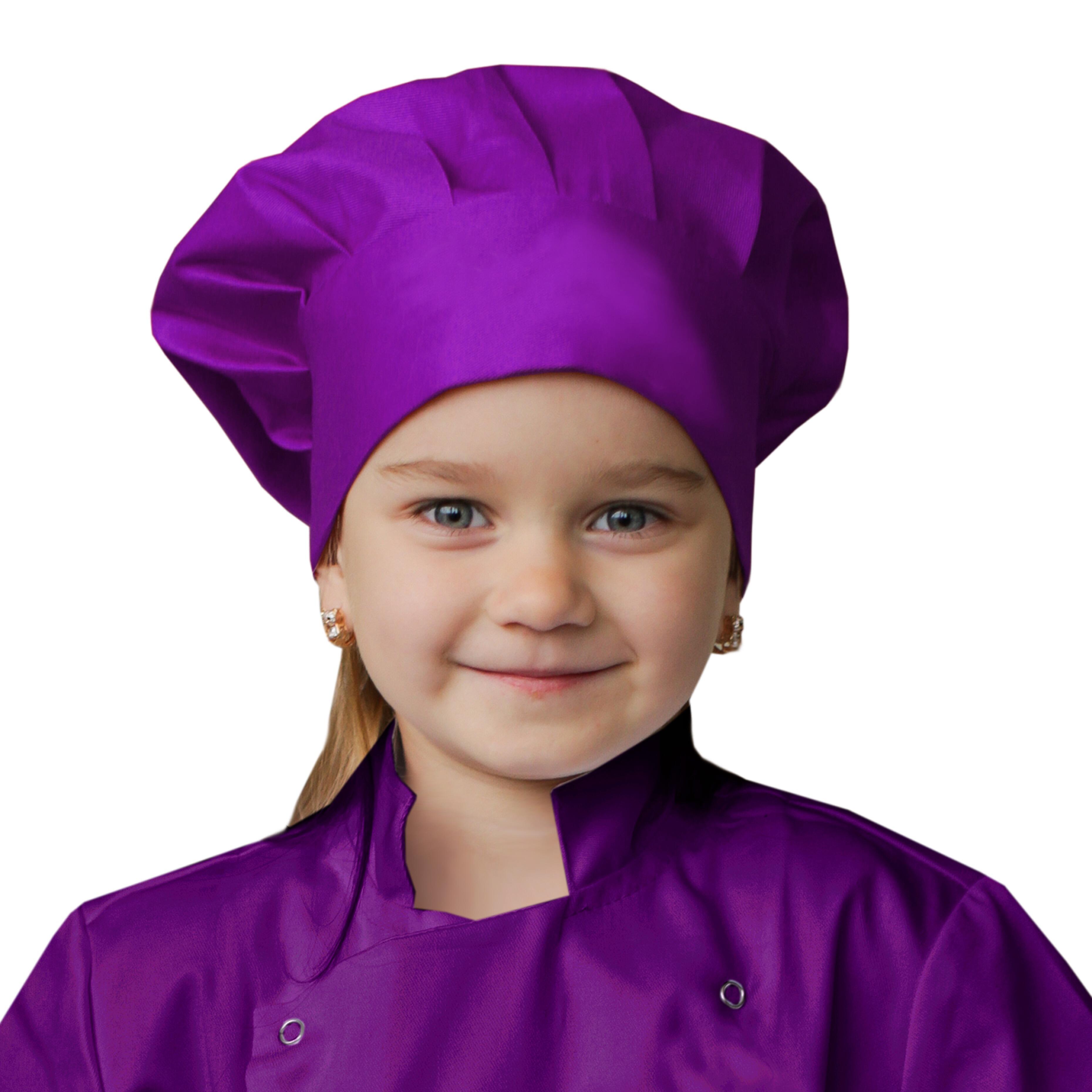 Nibano Kids Chef's Hat Purple available in 30 colours