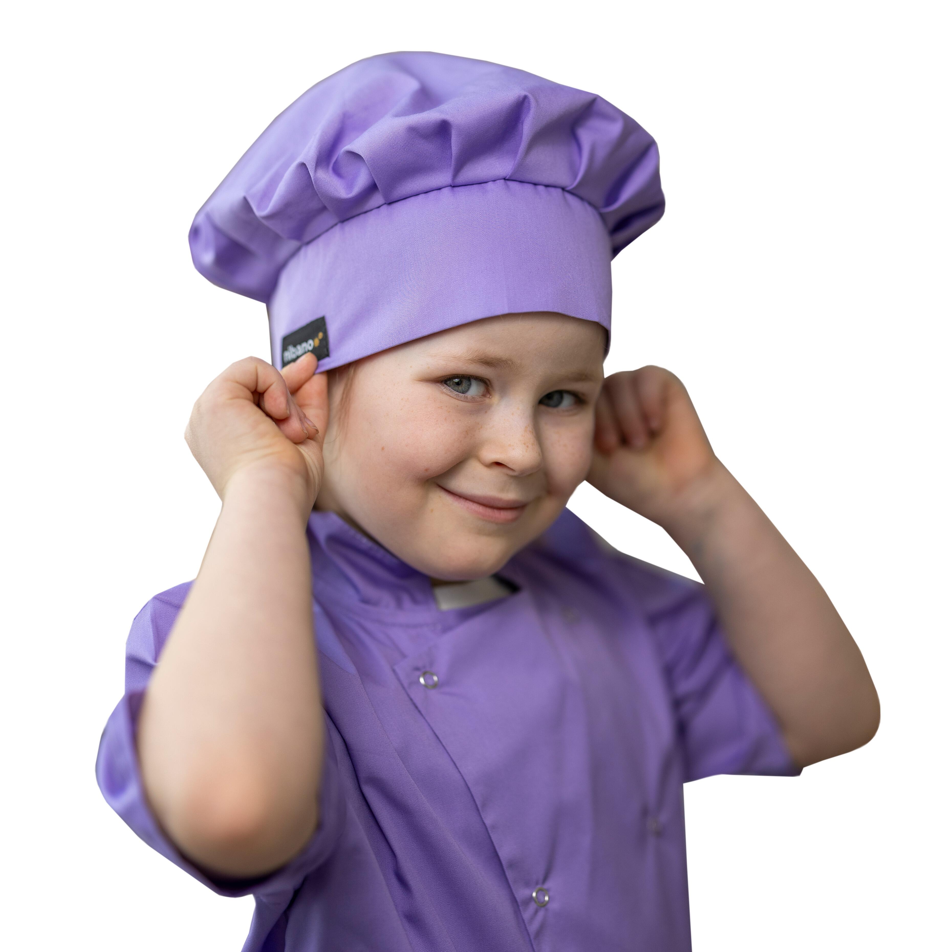 Personalised Kids Chef Hat Lilac