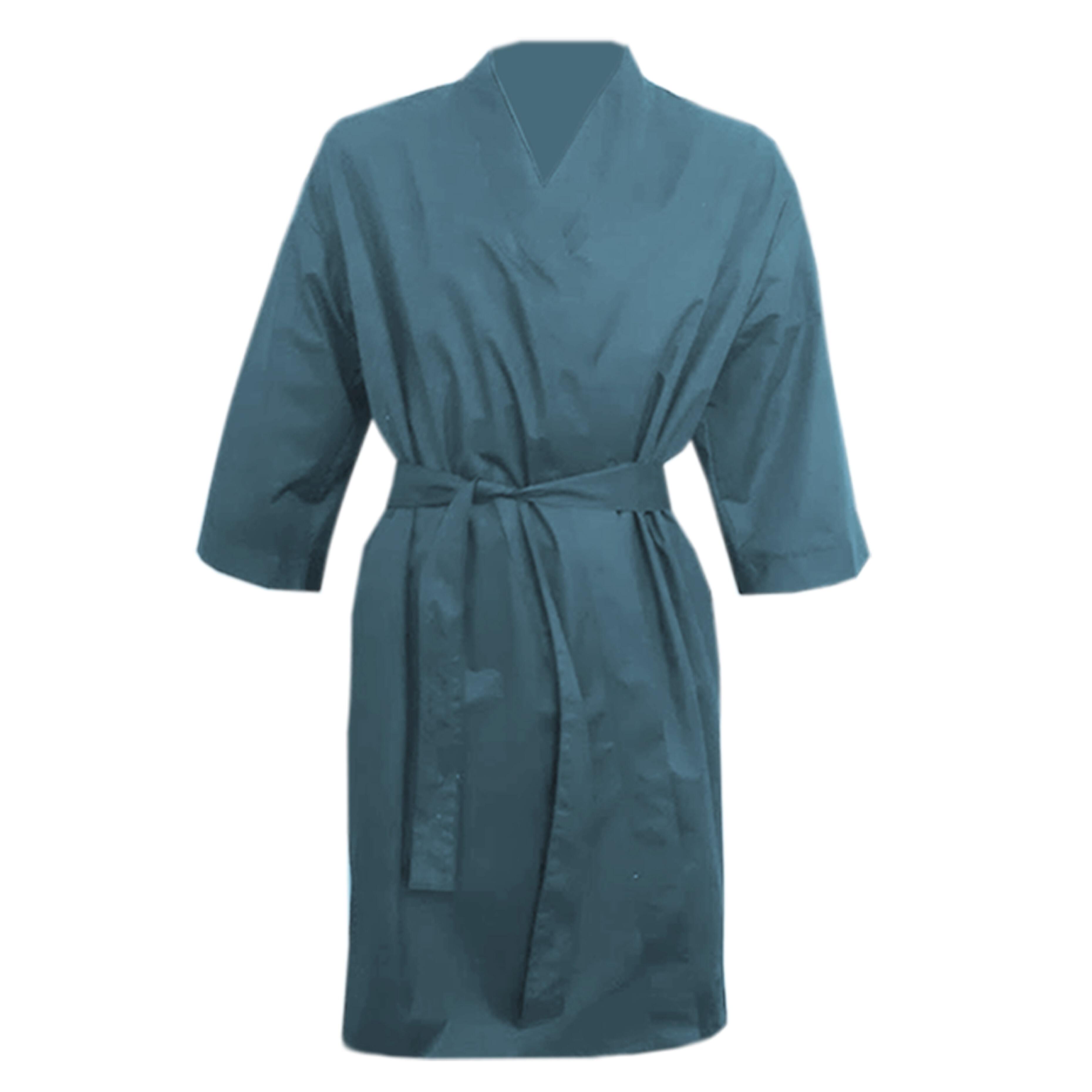 Salon Kids Kimono Gown Steel Blue Nibano
