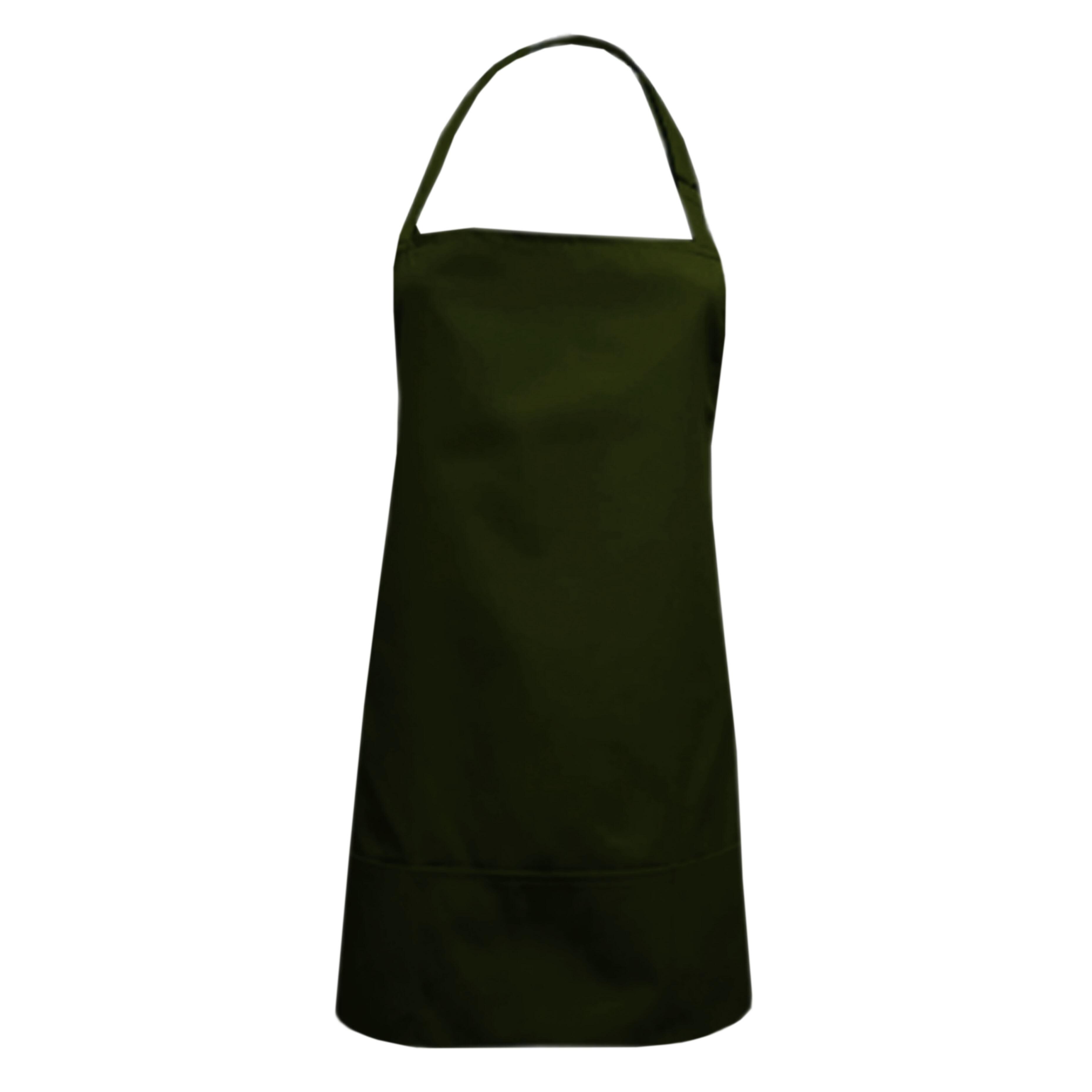 Nibano short waterproof salon apron Ventage Green
