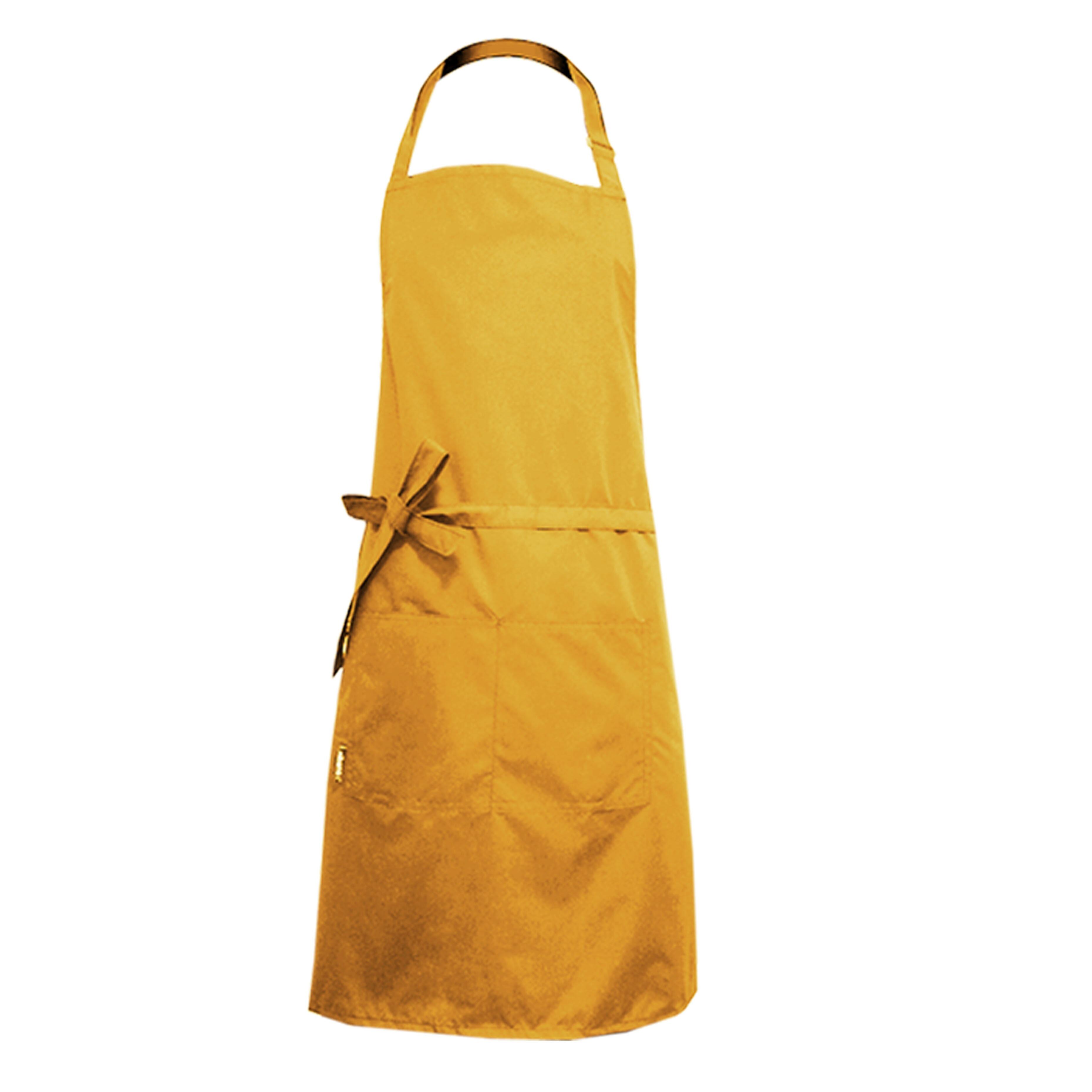 Custom Waterproof Apron Mustard