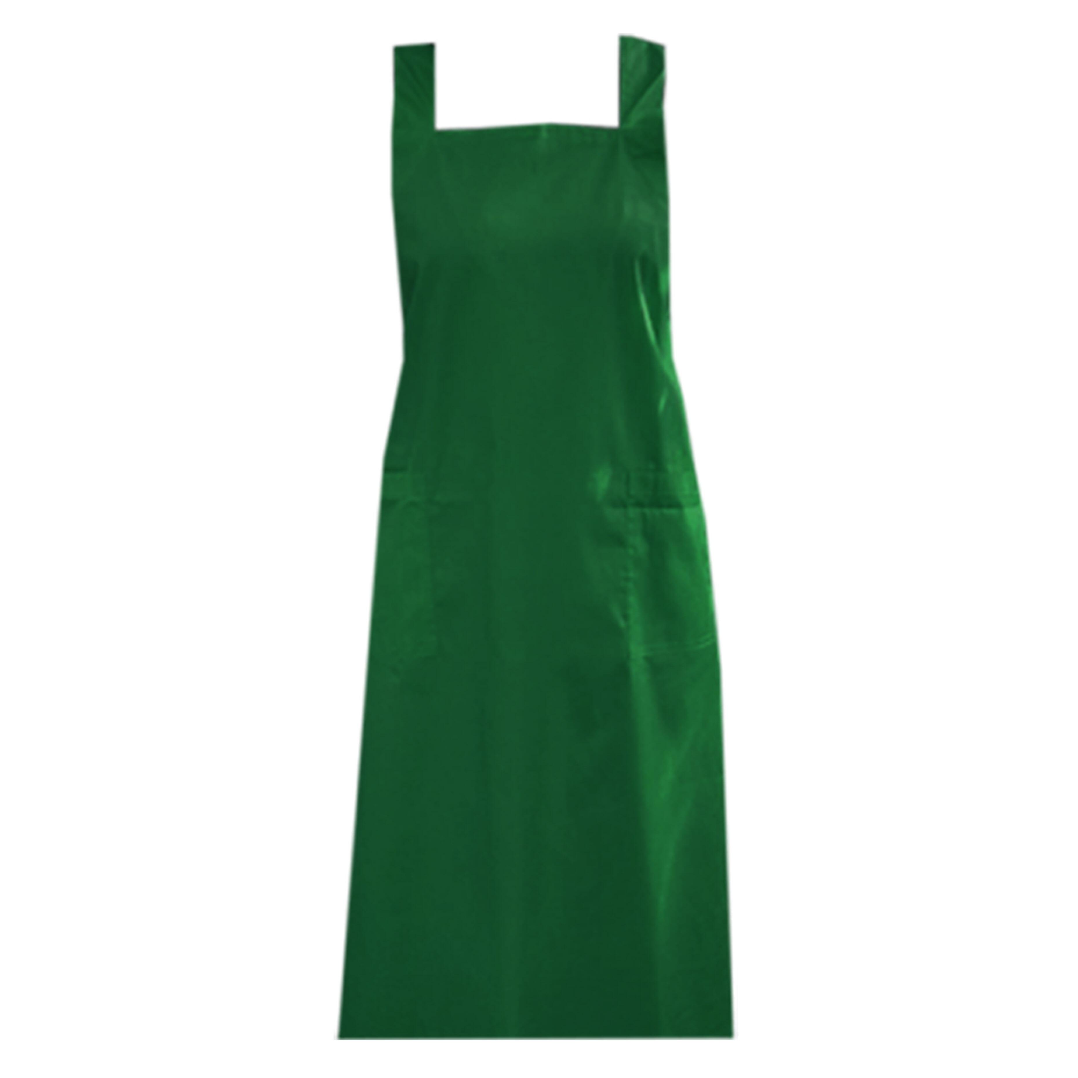 Custom Cross Back Apron Pockets Kelly Green