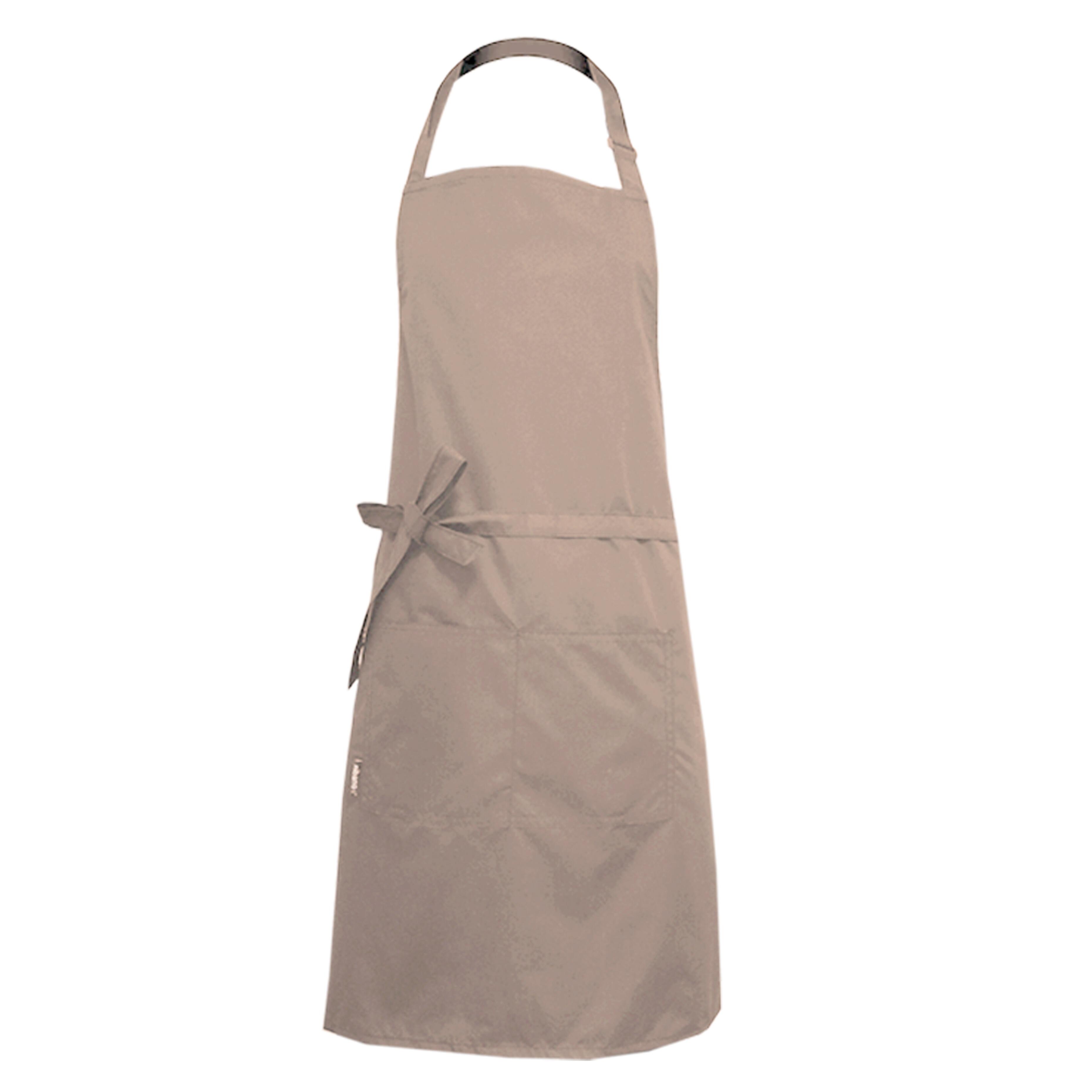 Hair cutting apron with pockets Latte