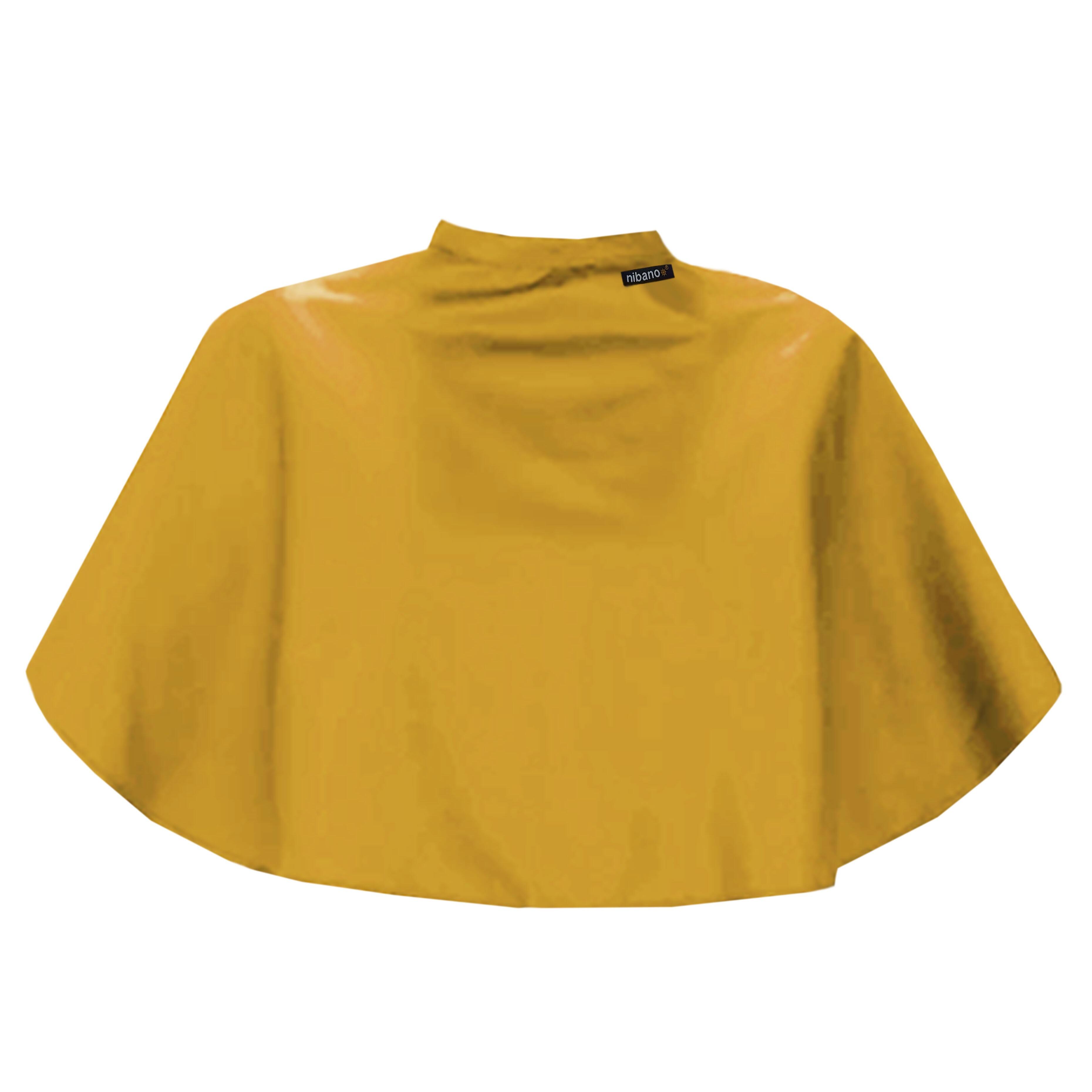 Custom make up cape Mustard