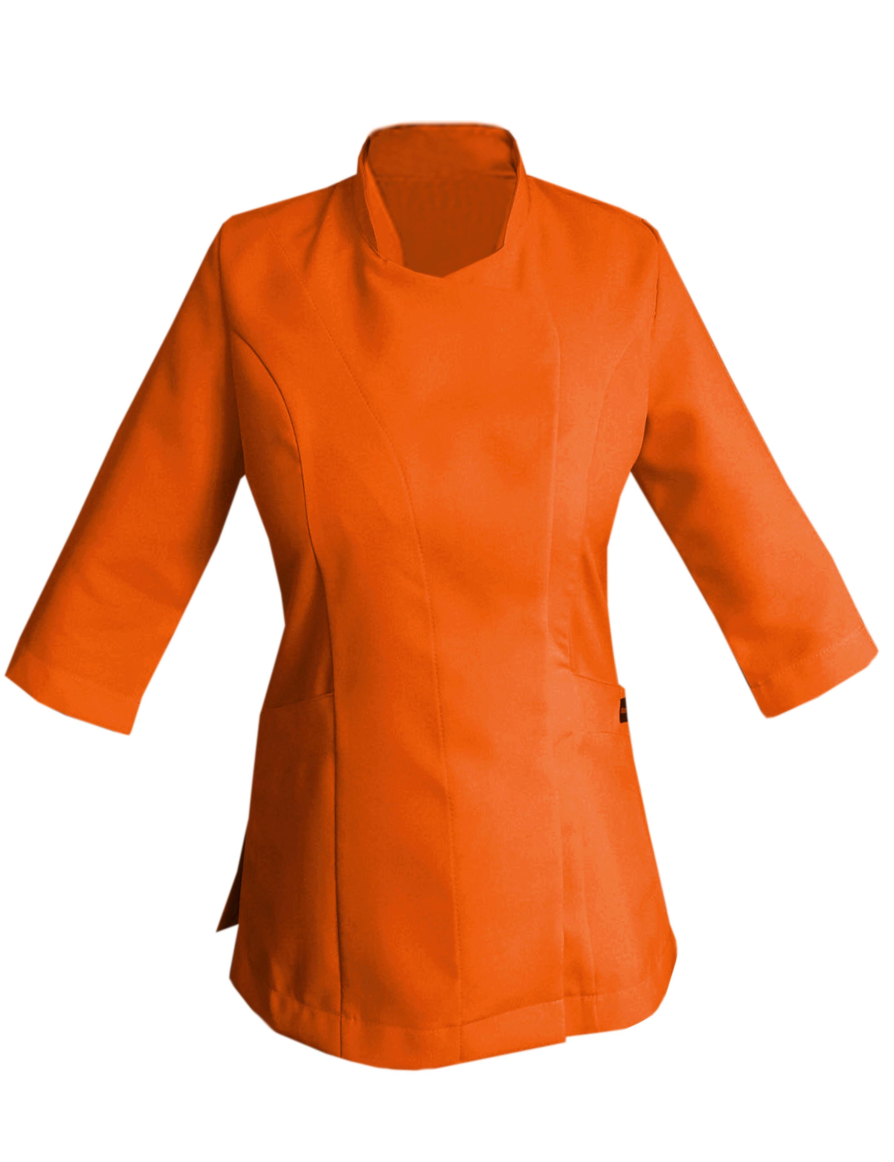 Custom Ladies Quarter Sleeve Beauty Tunic Orange