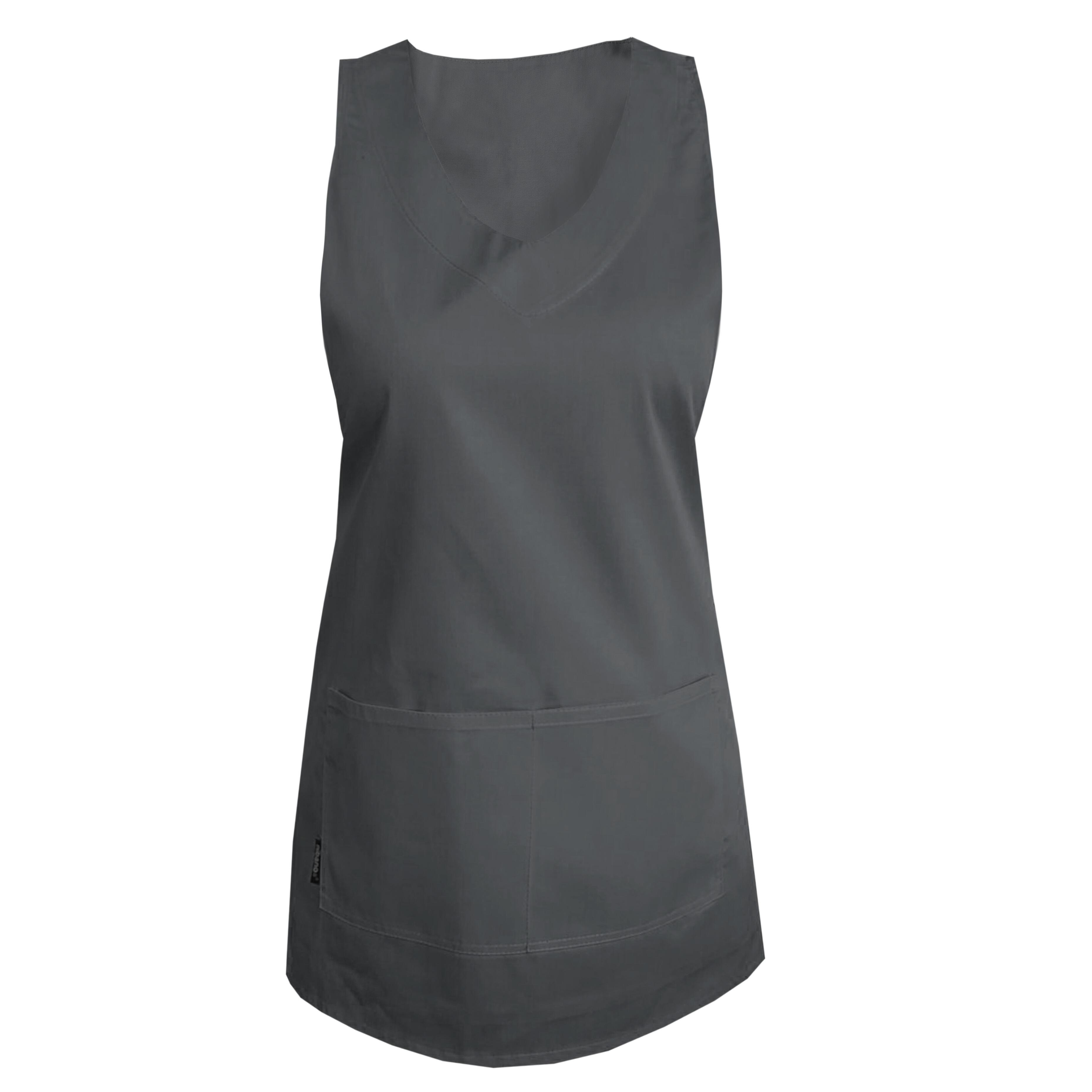 Custom Wrap Around Apron Dark Grey