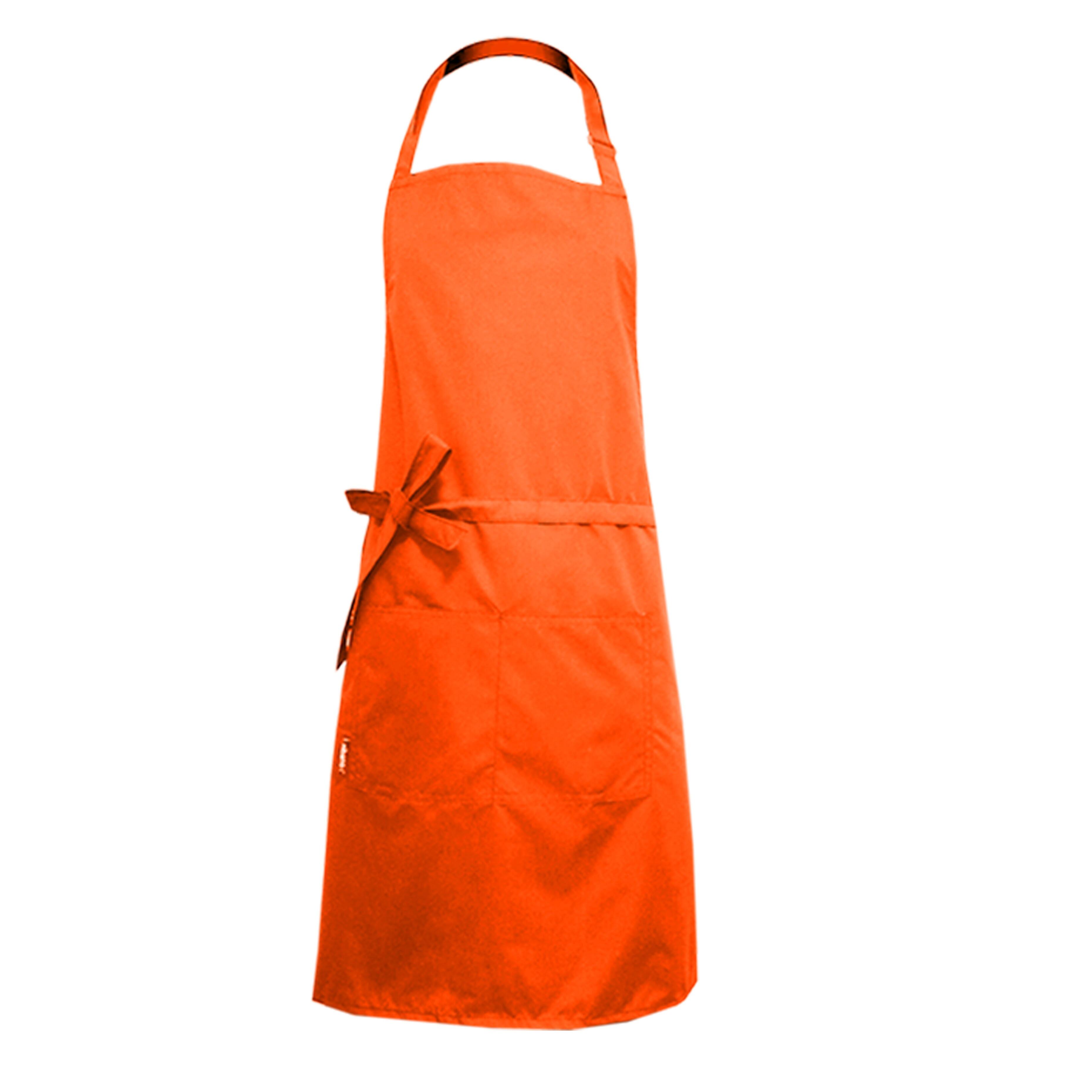 Waterproof Hair cutting apron orange