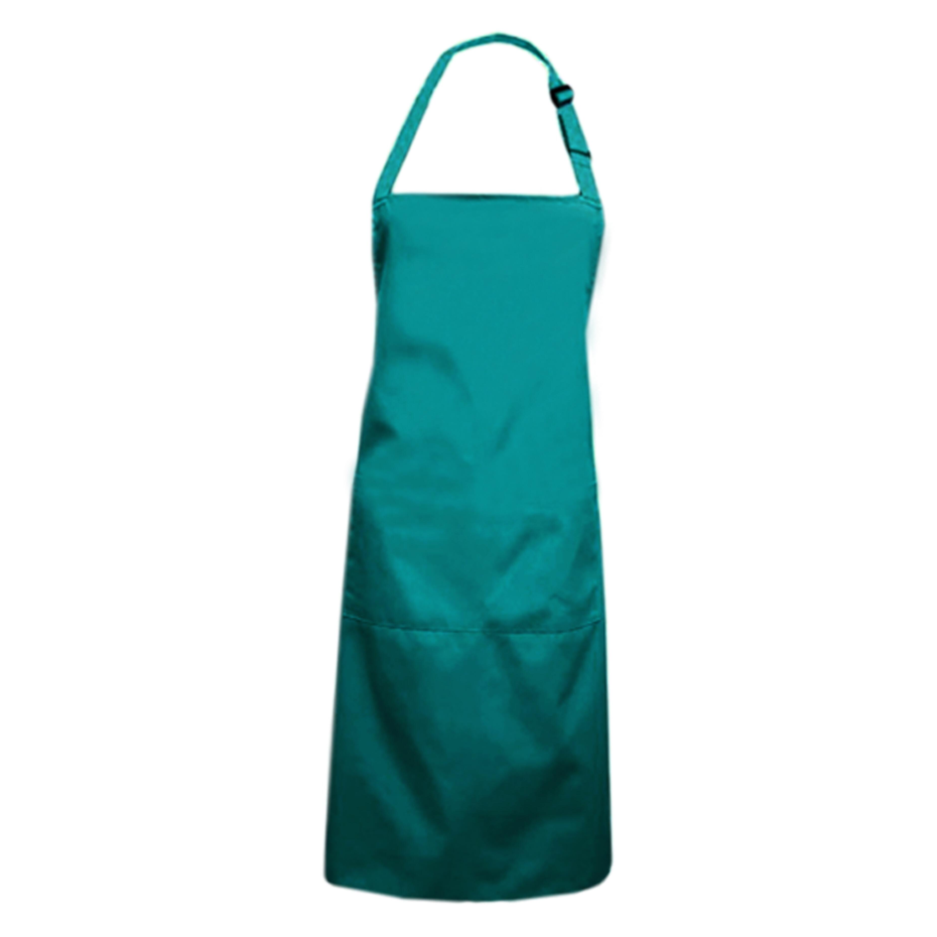 Custom Bib Apron Without Pockets Teal