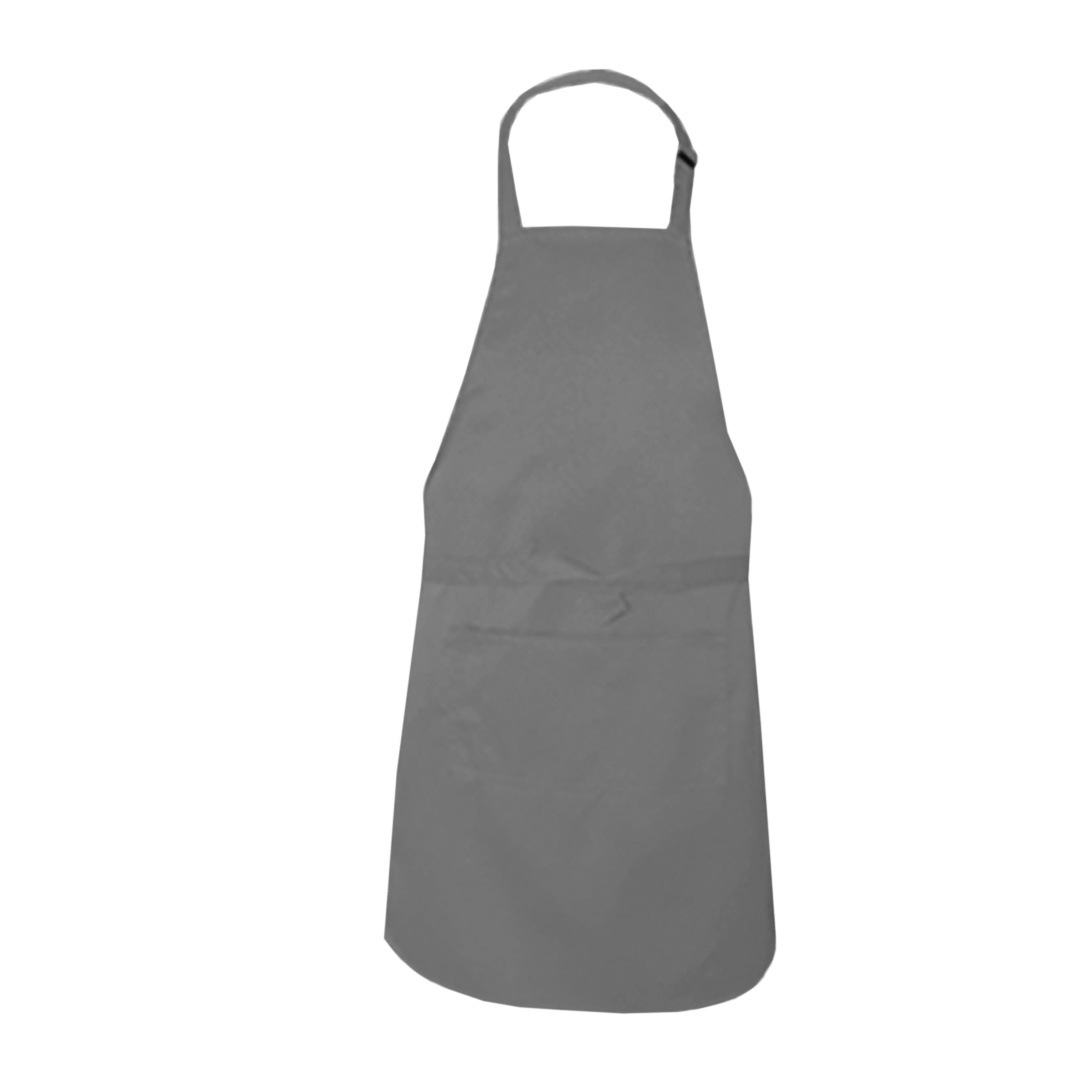 Grey Kids Apron with  Pockets