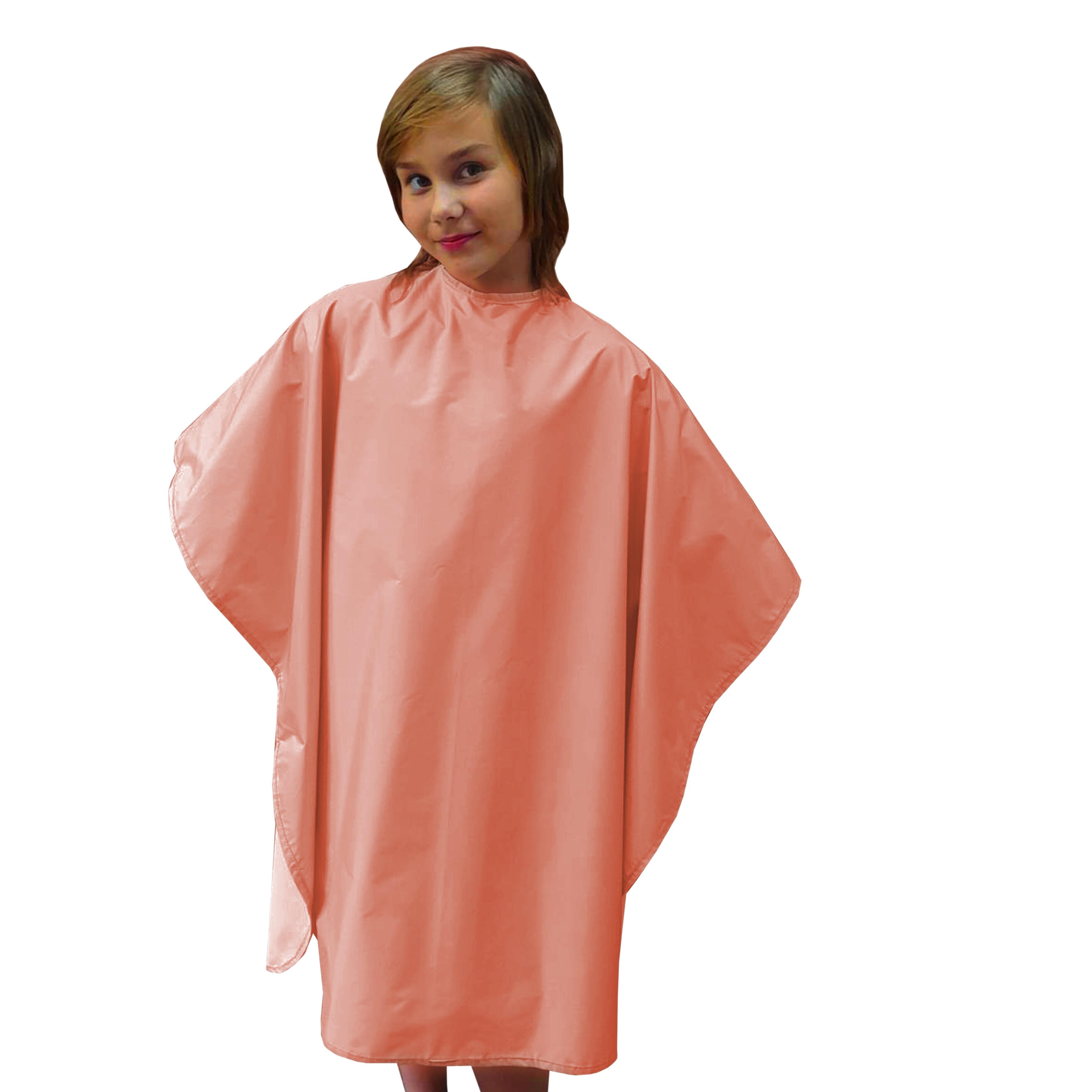 Personalised Kids Hairdressing gown Peach