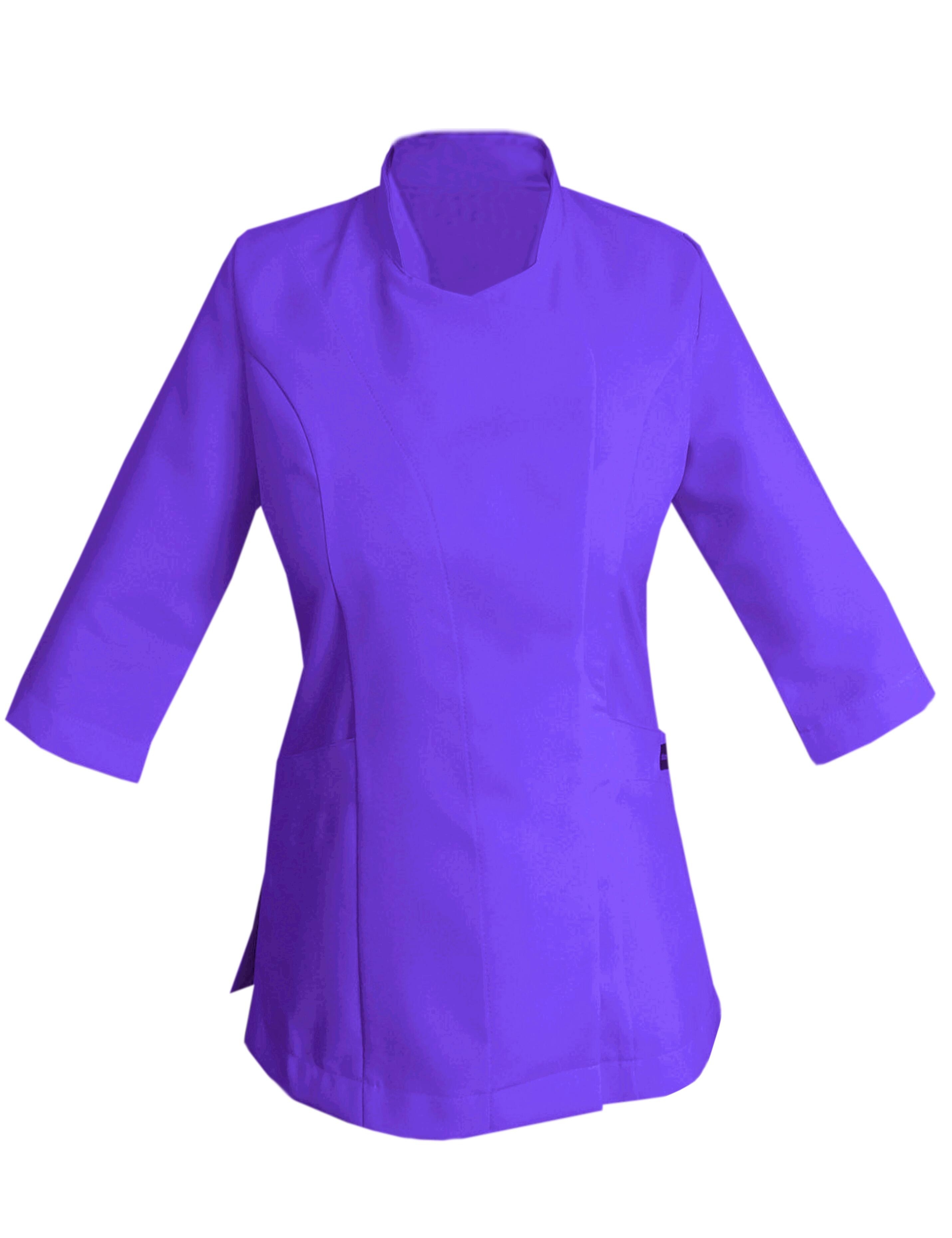 Custom Ladies Quarter Sleeve Beauty Tunic Lilac