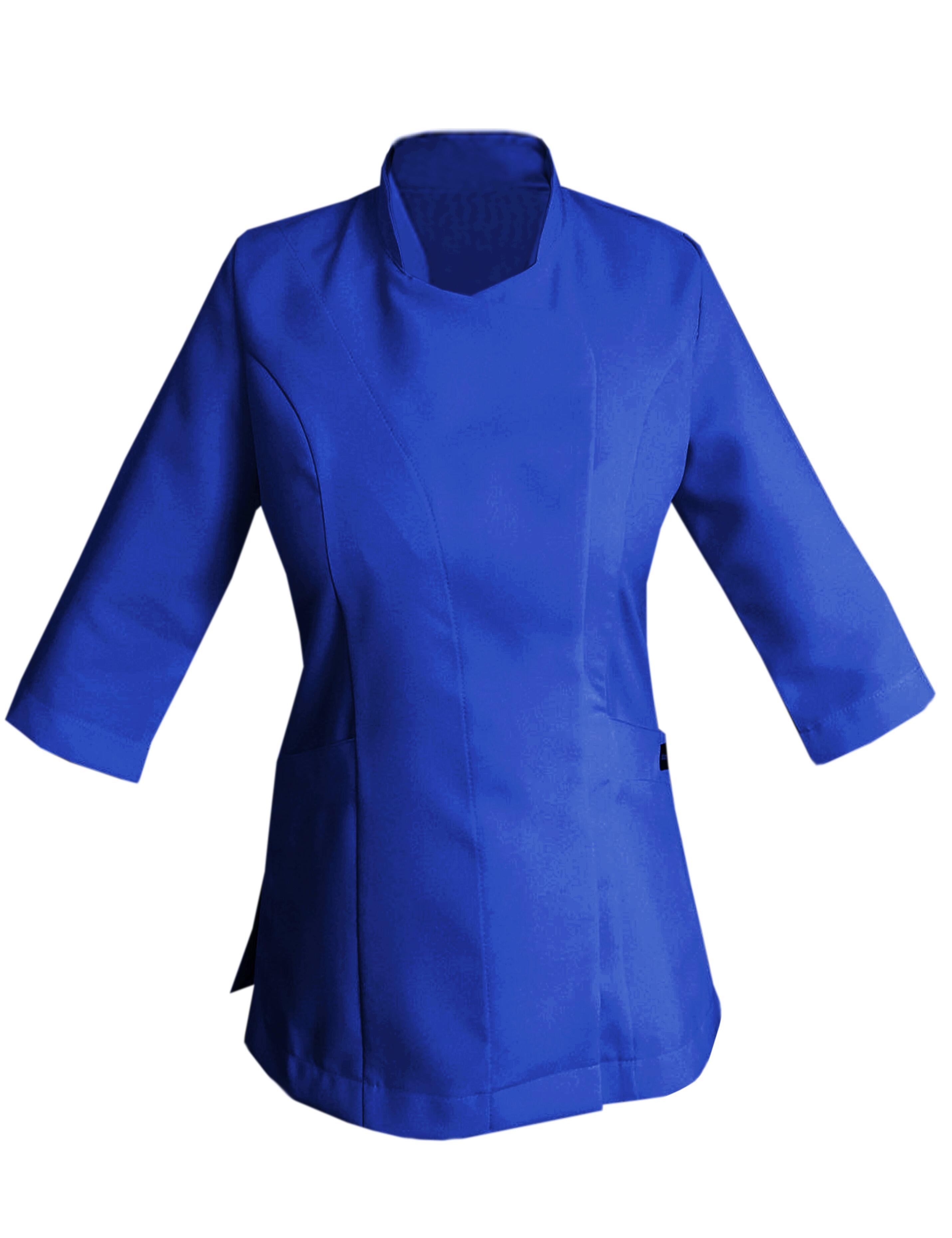 Royal Blue Custom Ladies Quarter Sleeve Beauty Tunic