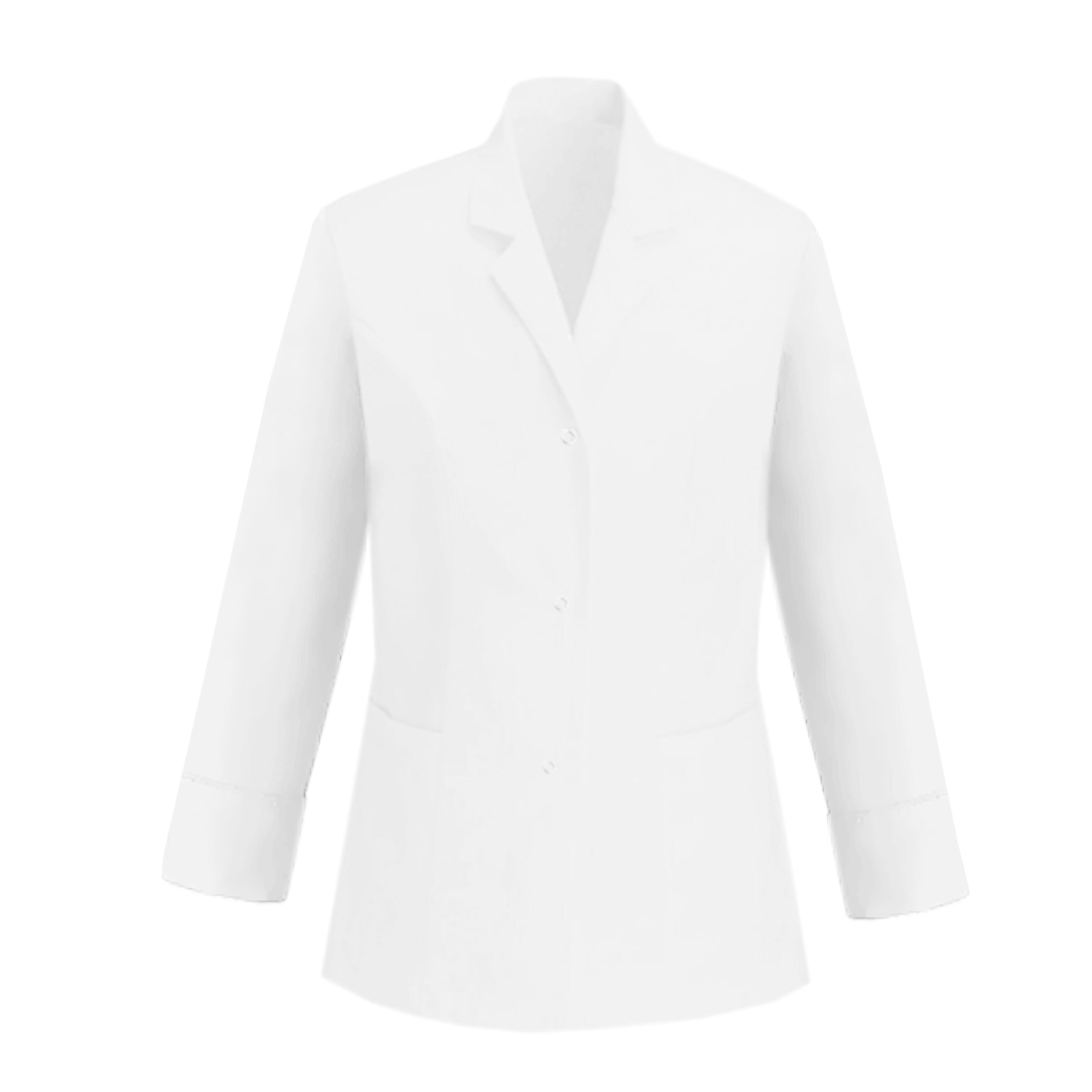 White Women's Long Sleeve Healthcare Tunic