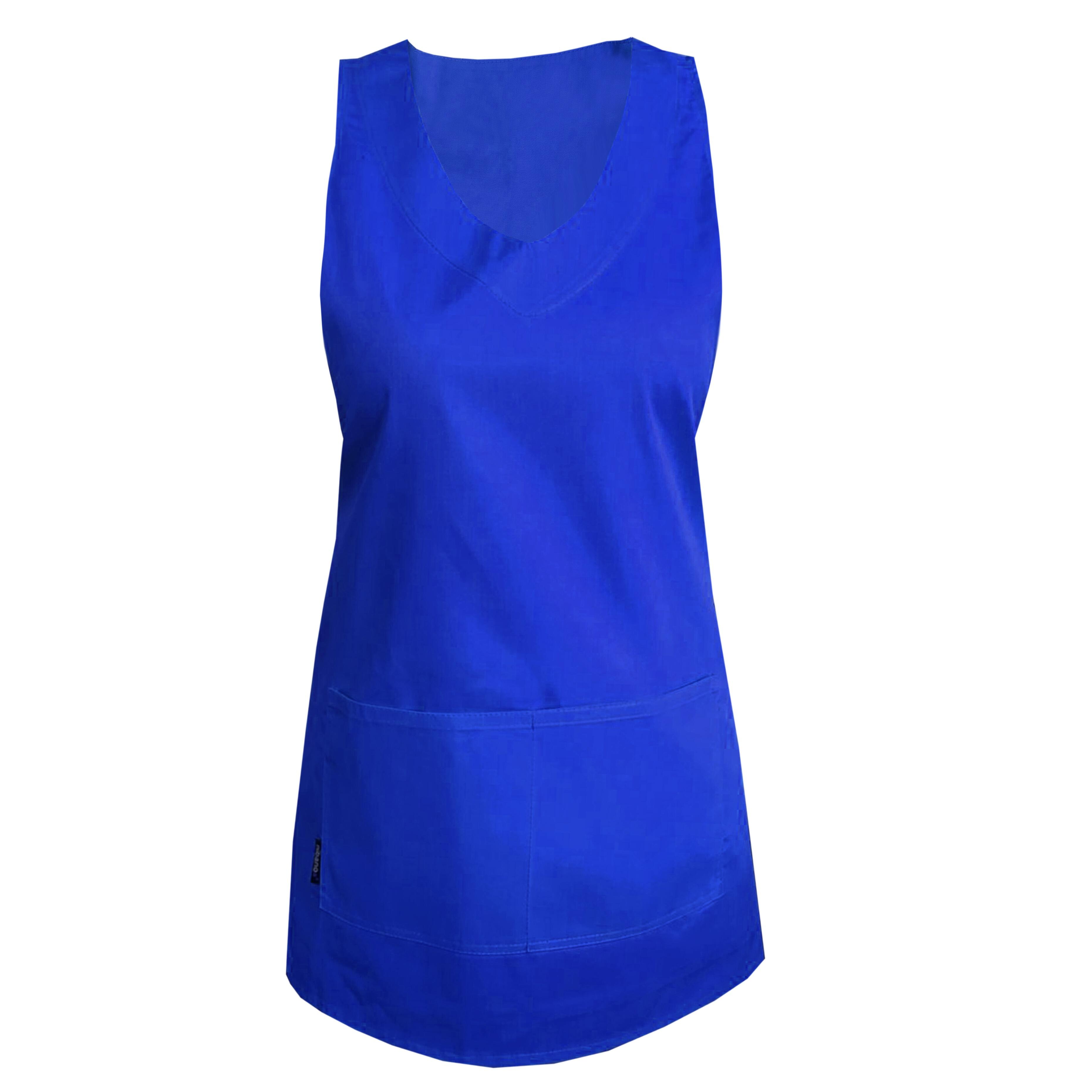 Wrap Around Apron Royal Blue Nibano