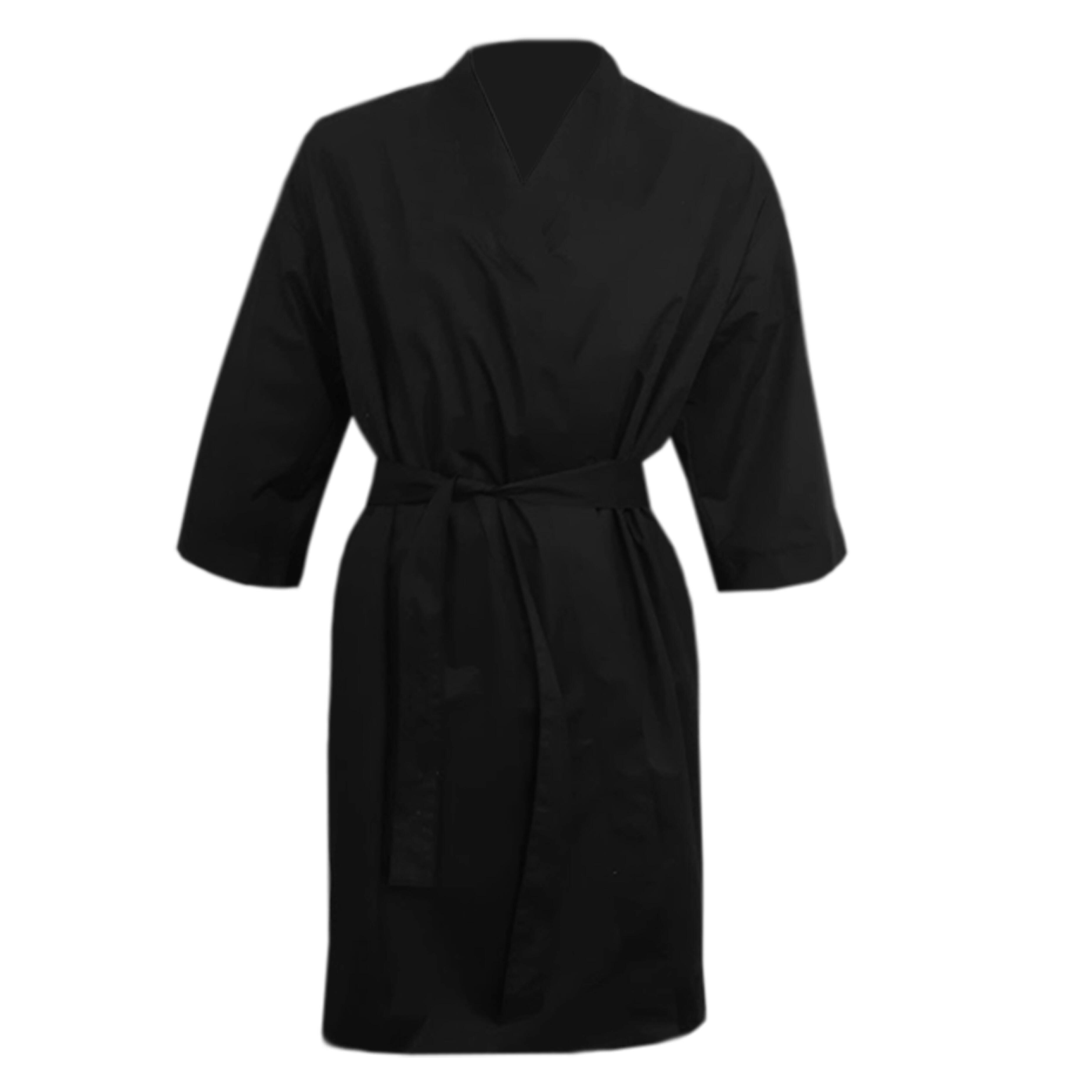 Salon Kids Kimono Gown Black