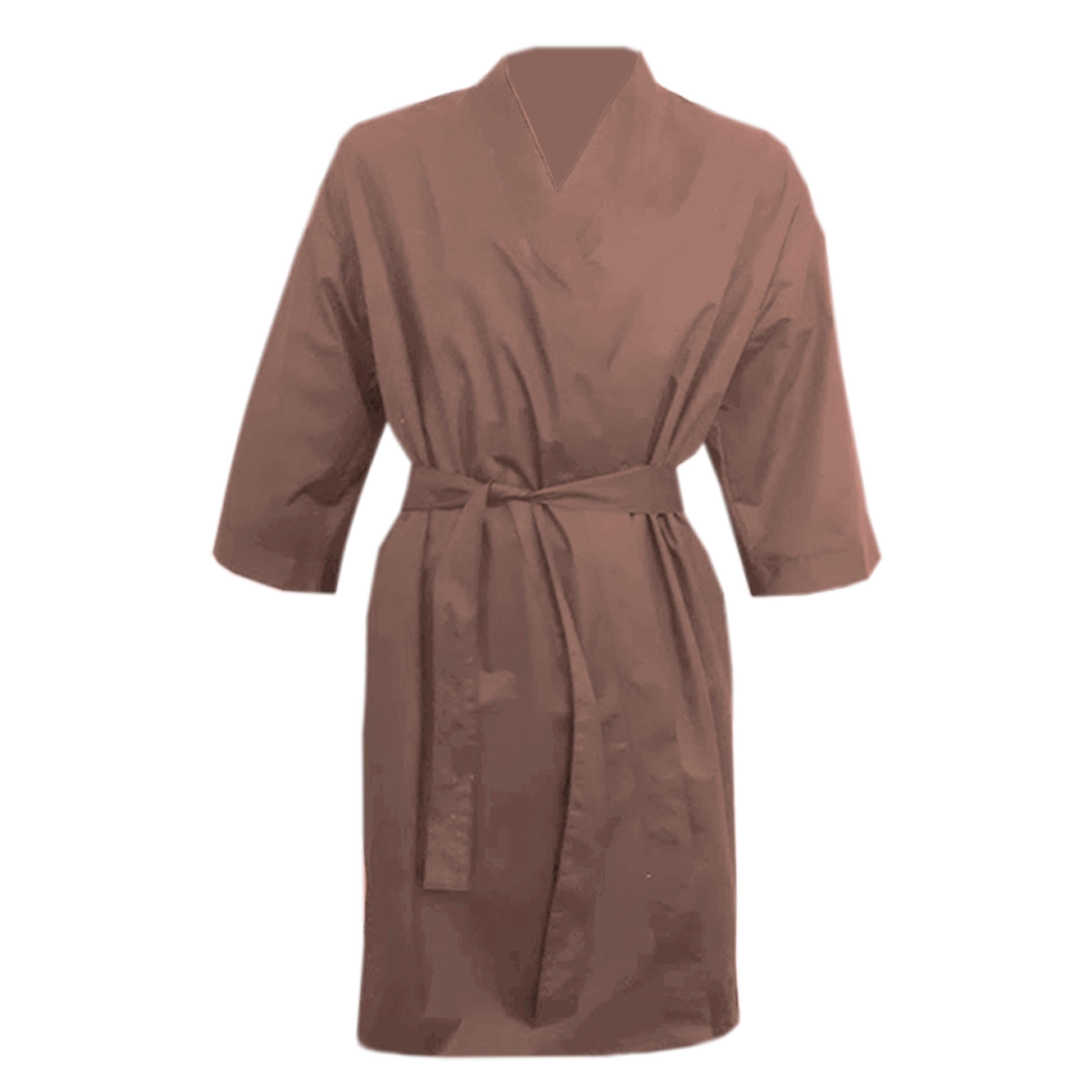 Salon Kids Kimono Gown Coffee Nibano