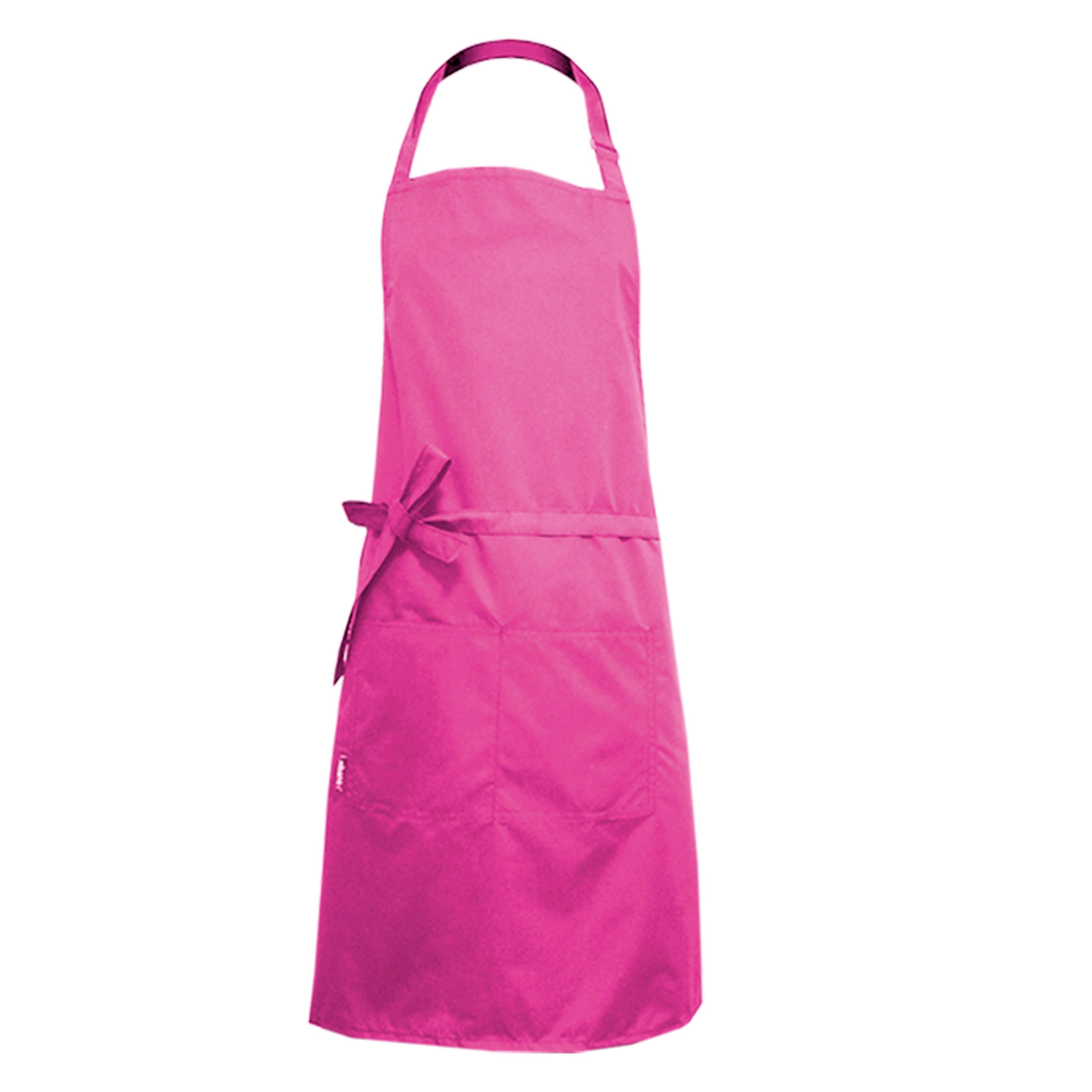 Custom Waterproof apron hot pink