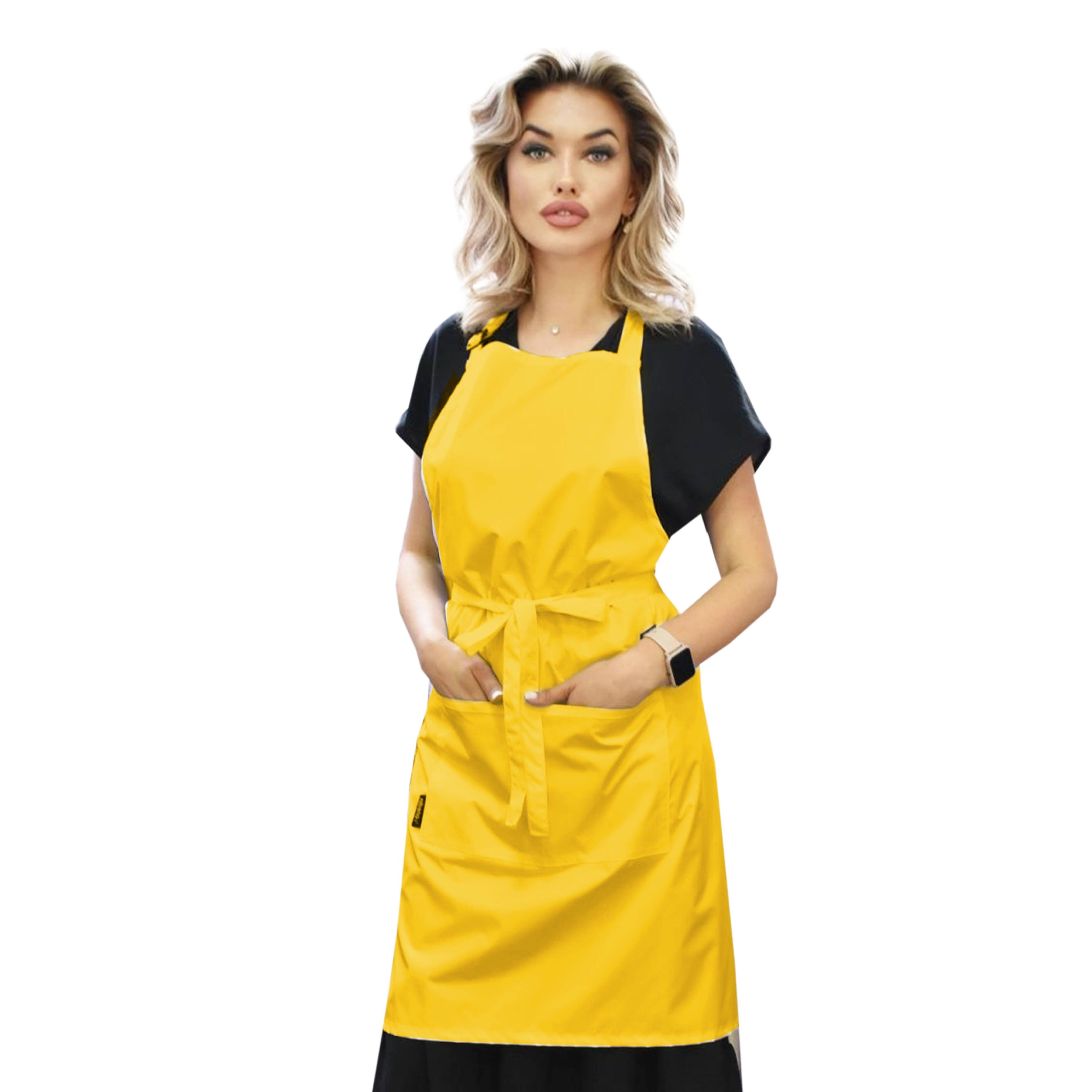 Nibano Waterproof Hairdressing apron yellow