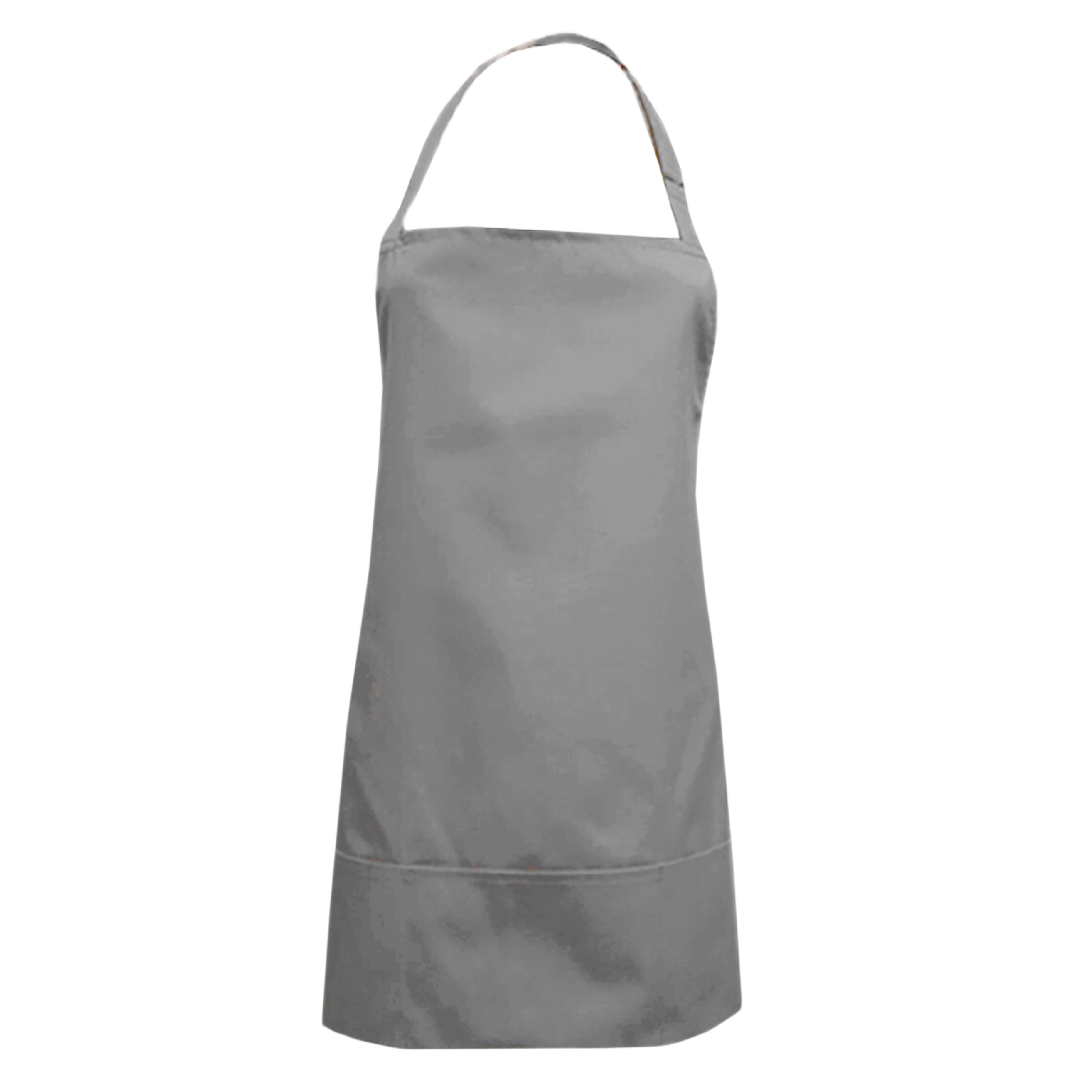 Light Grey Bib Apron for the cook