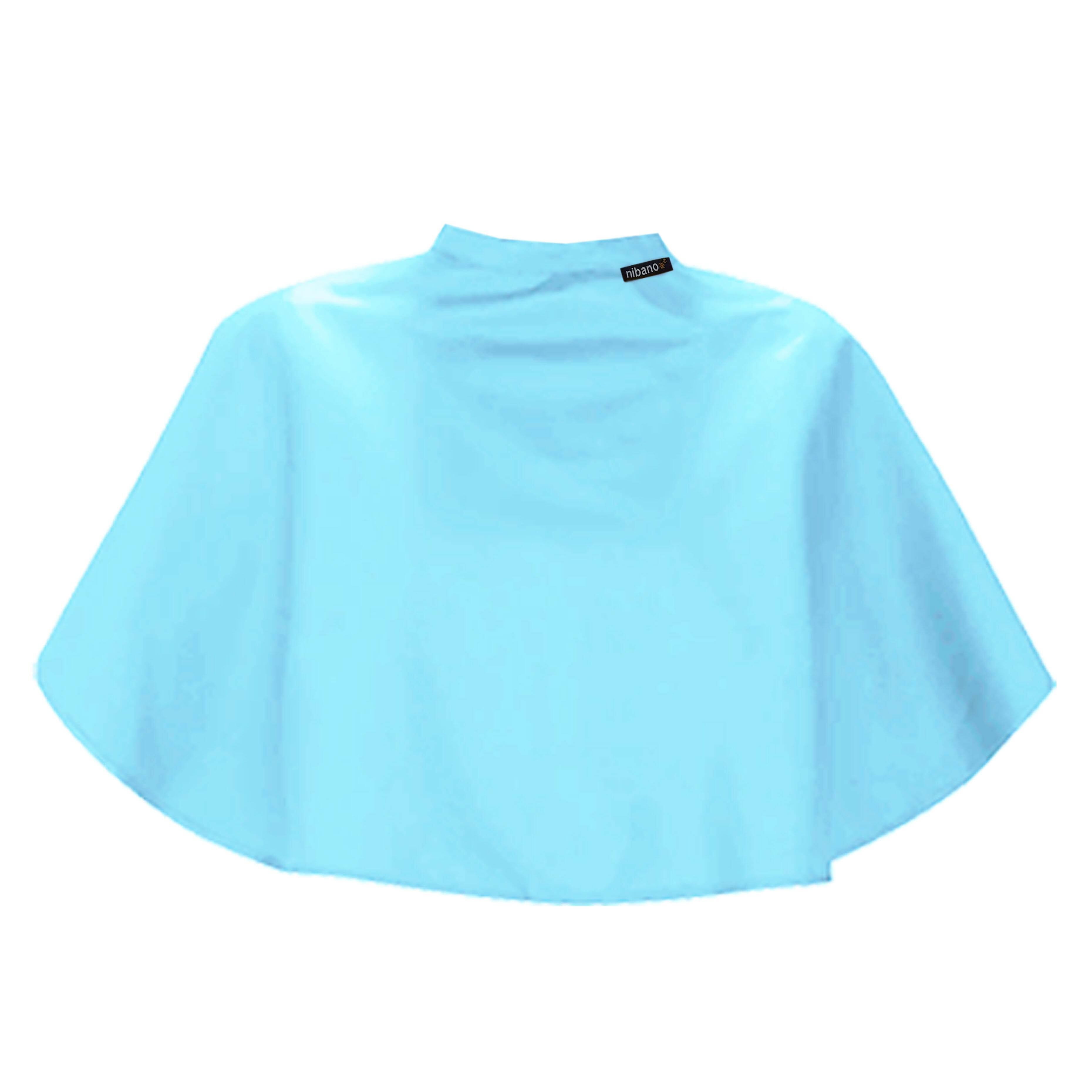 Custom make up cape Aqua Blue
