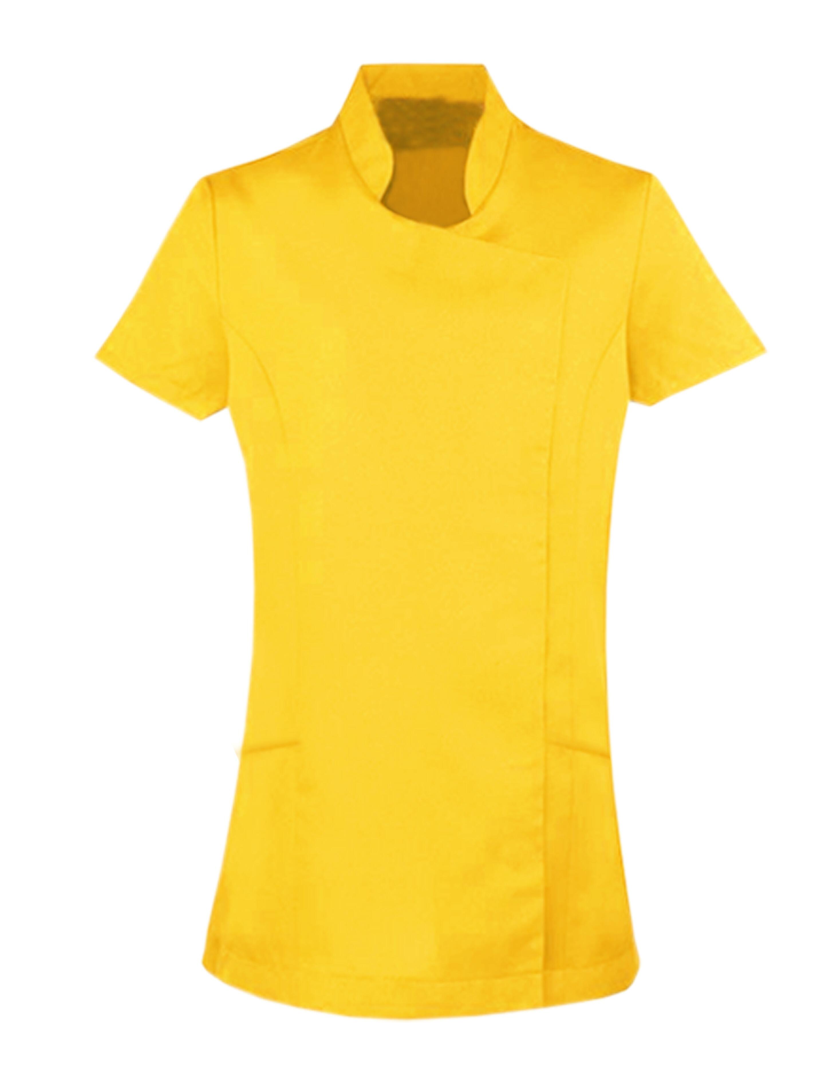 Custom Women's Beauty Tunic Yellow with logo