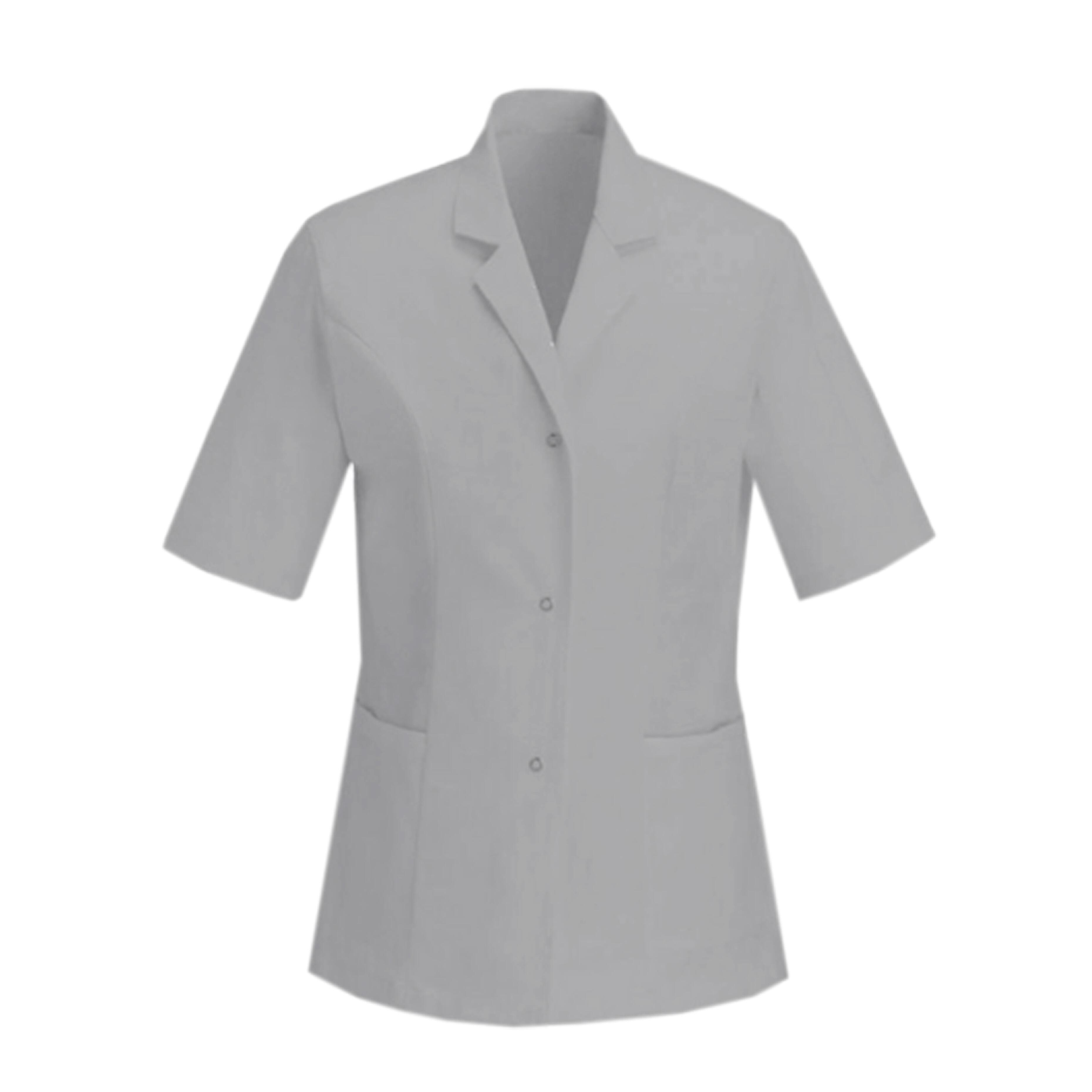 Custom Ladies Healthcare Tunic  Light Grey
