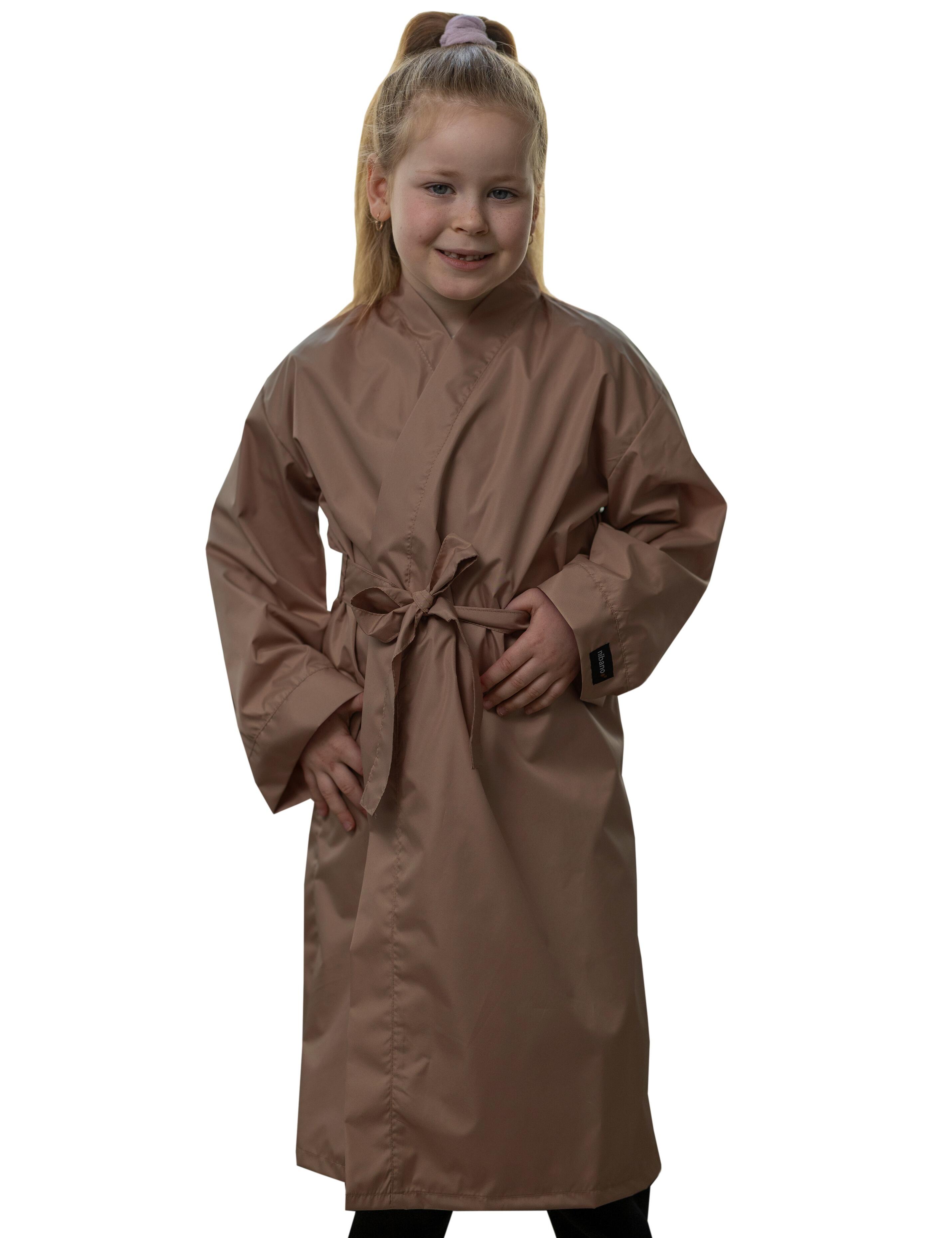 Custom Kids Kimono Gown Coffee