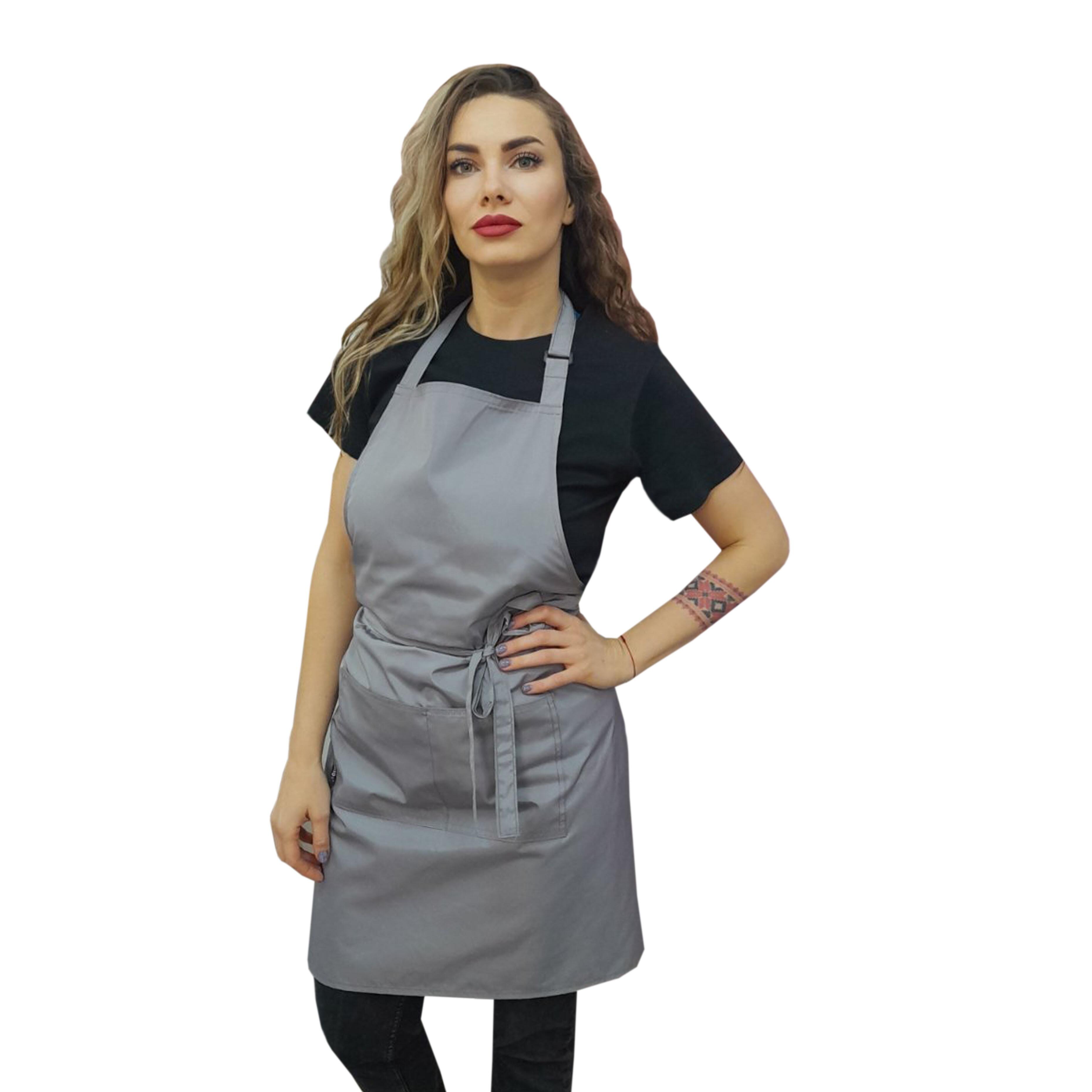 Nibano Waterproof Hairdressing apron grey