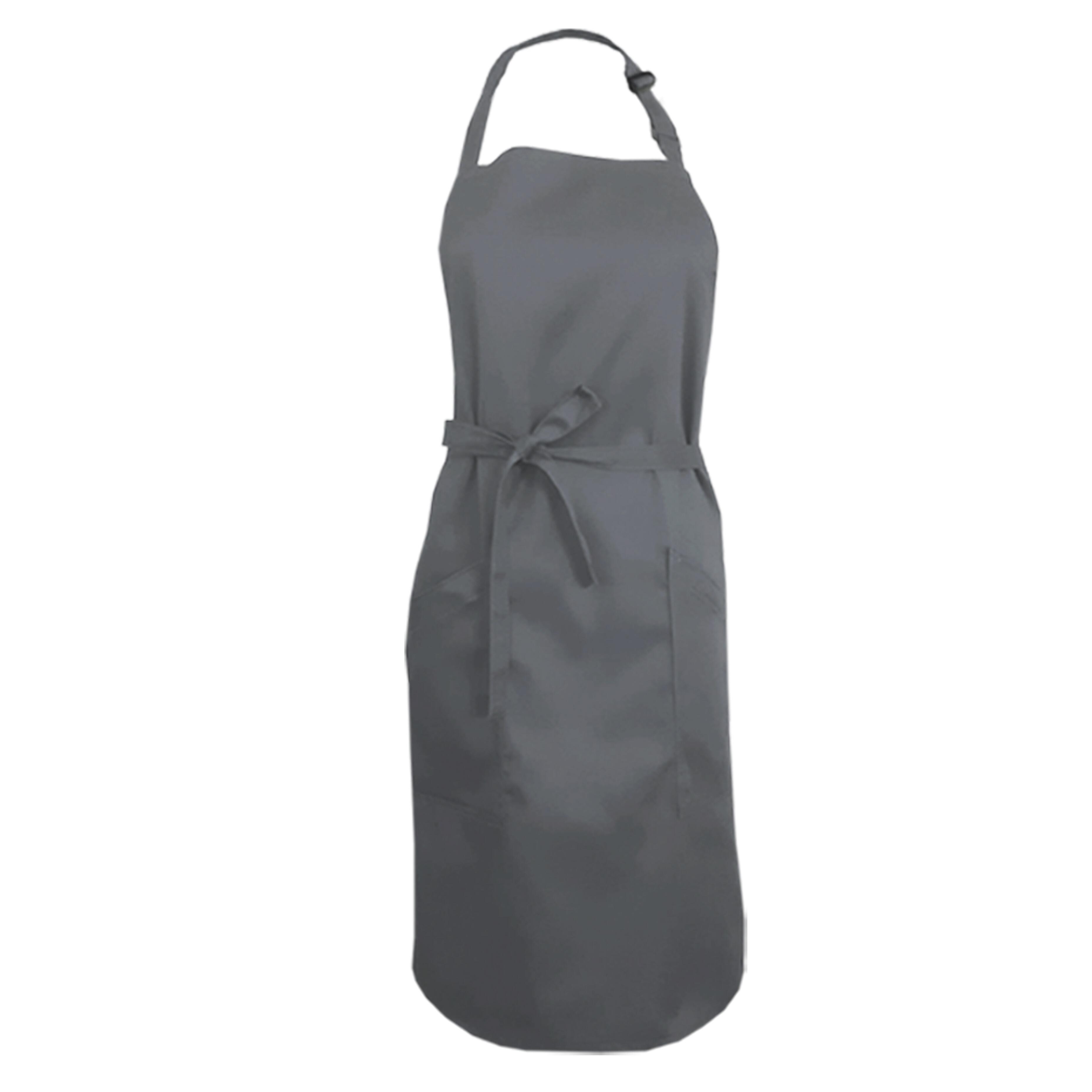 Apron with Side Pockets Grey Nibano