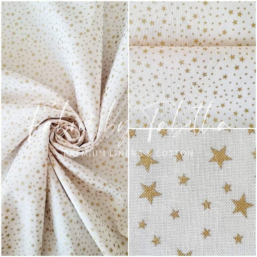 Gold Stars on White Tissue Paper (Closeout)