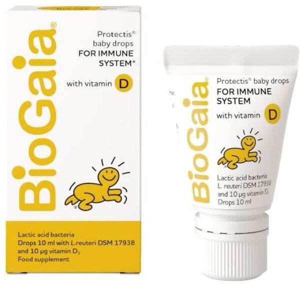BioGaia Gouttes Protectis pour bébé avec vitamine D3 5 ml