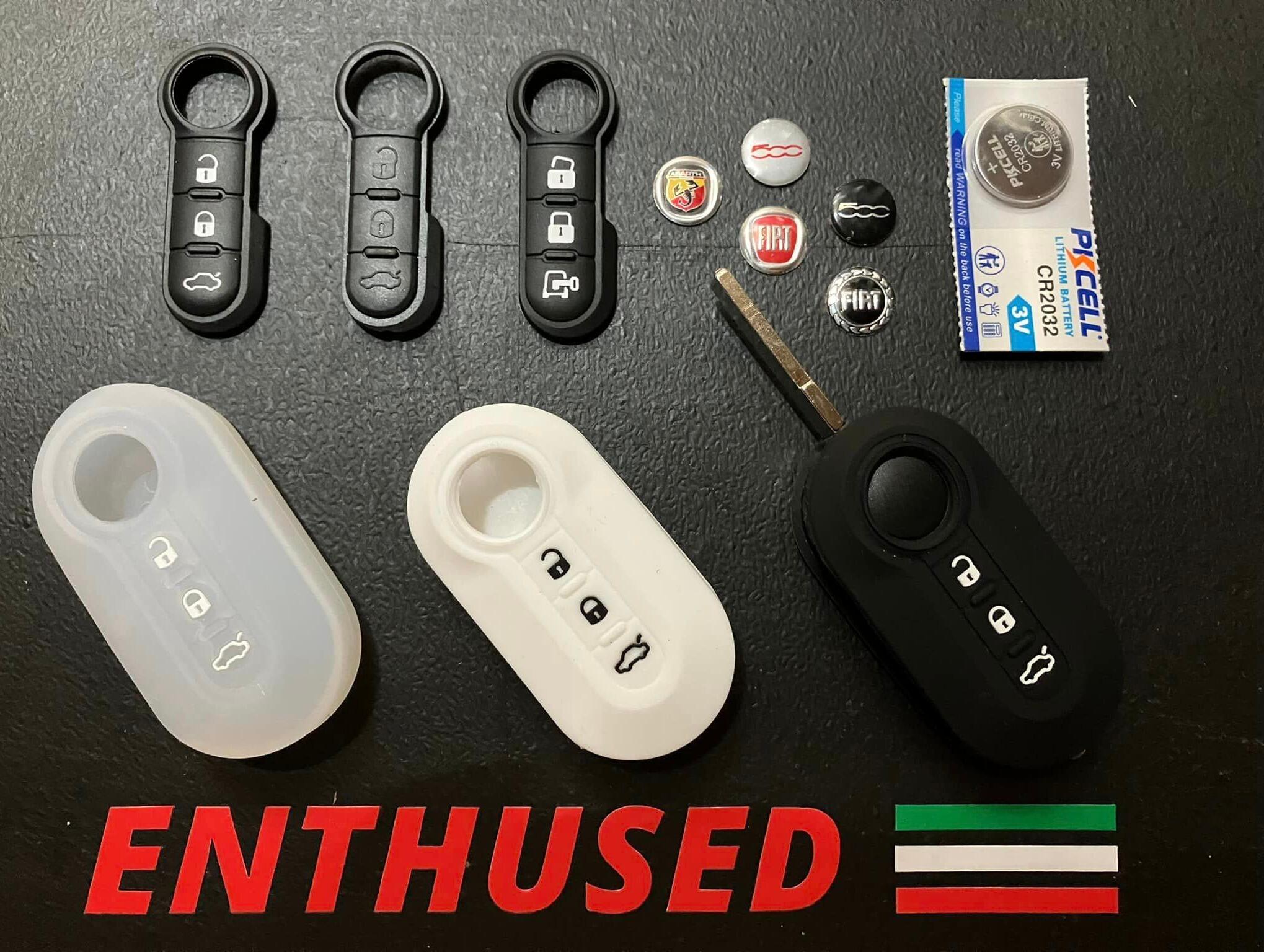 Enthused Key Cover, Silicone and choice of Keyring. Free Delivery!