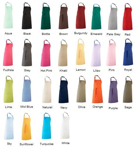 10 Pack of Embroidered Aprons - Perfect for Hospitality, Bars & Restaurants