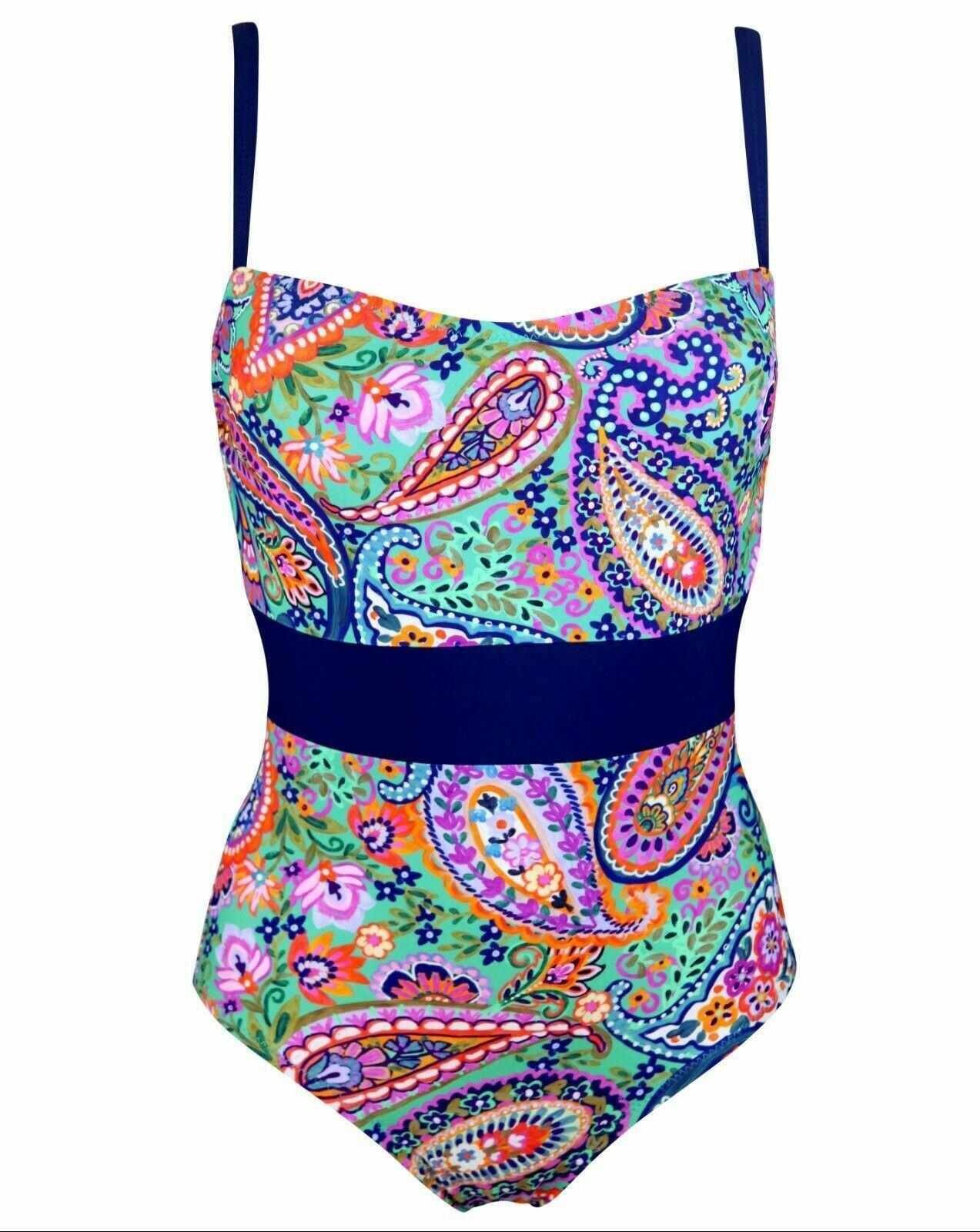 Pour Moi Bohemia Multi Control Swimsuit Cut Out Front