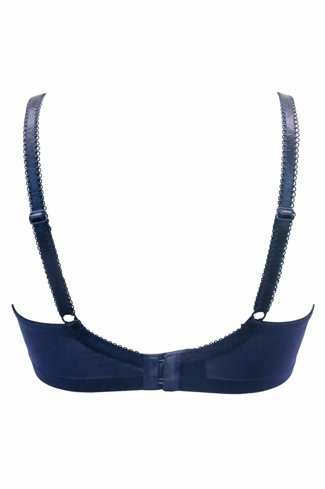 Pour Moi Imogen Rose Navy/Raspberry Bra Cut Out Back