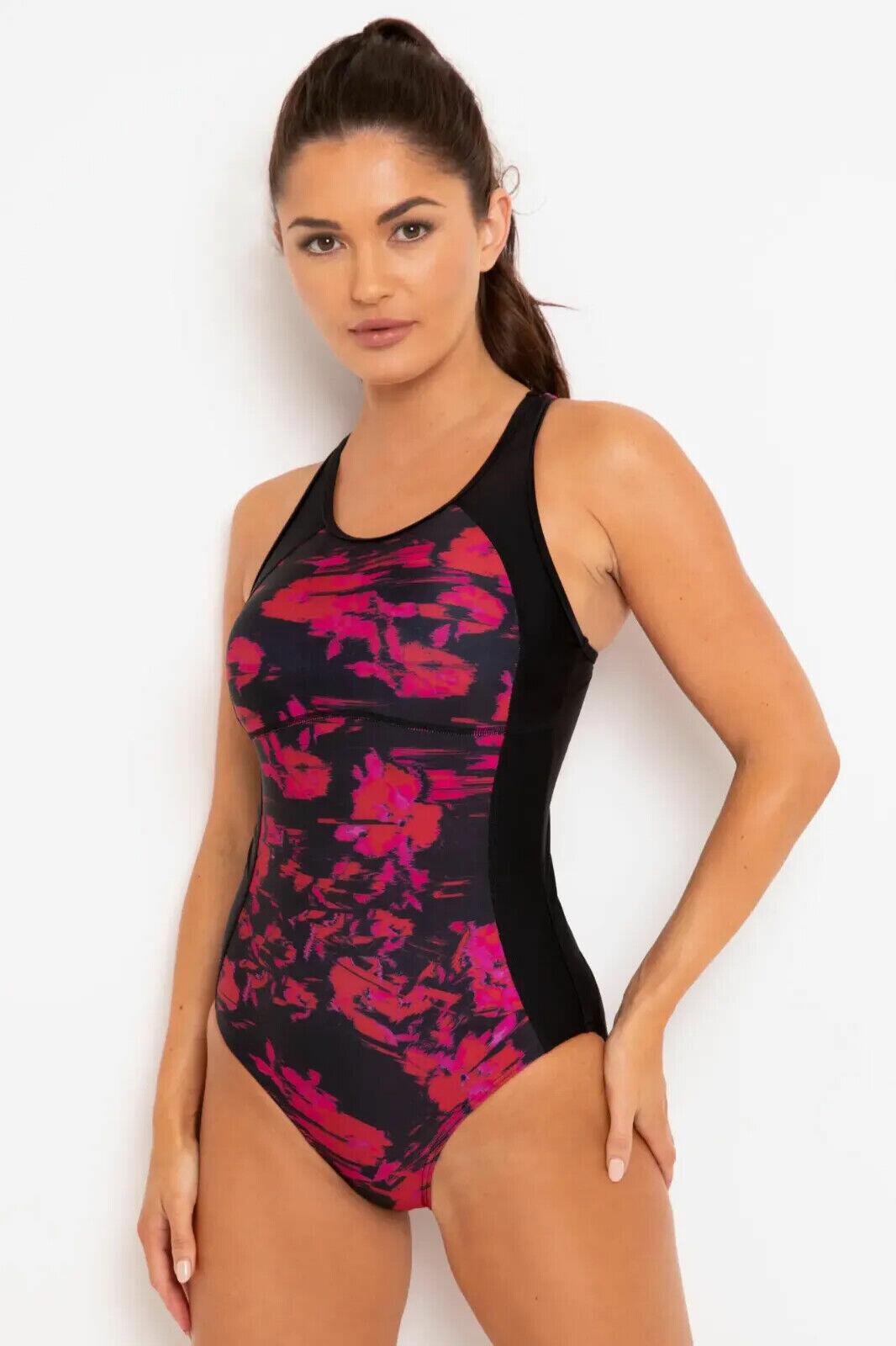 Buy Pour Moi Black Energy Chlorine Resistant Swimsuit from the