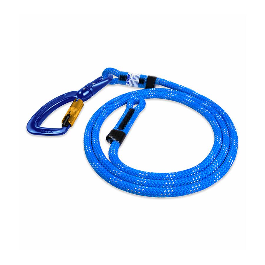 Stein SCE Work Positioning Lanyard with 3-Way Swivel Karabiner - 5m