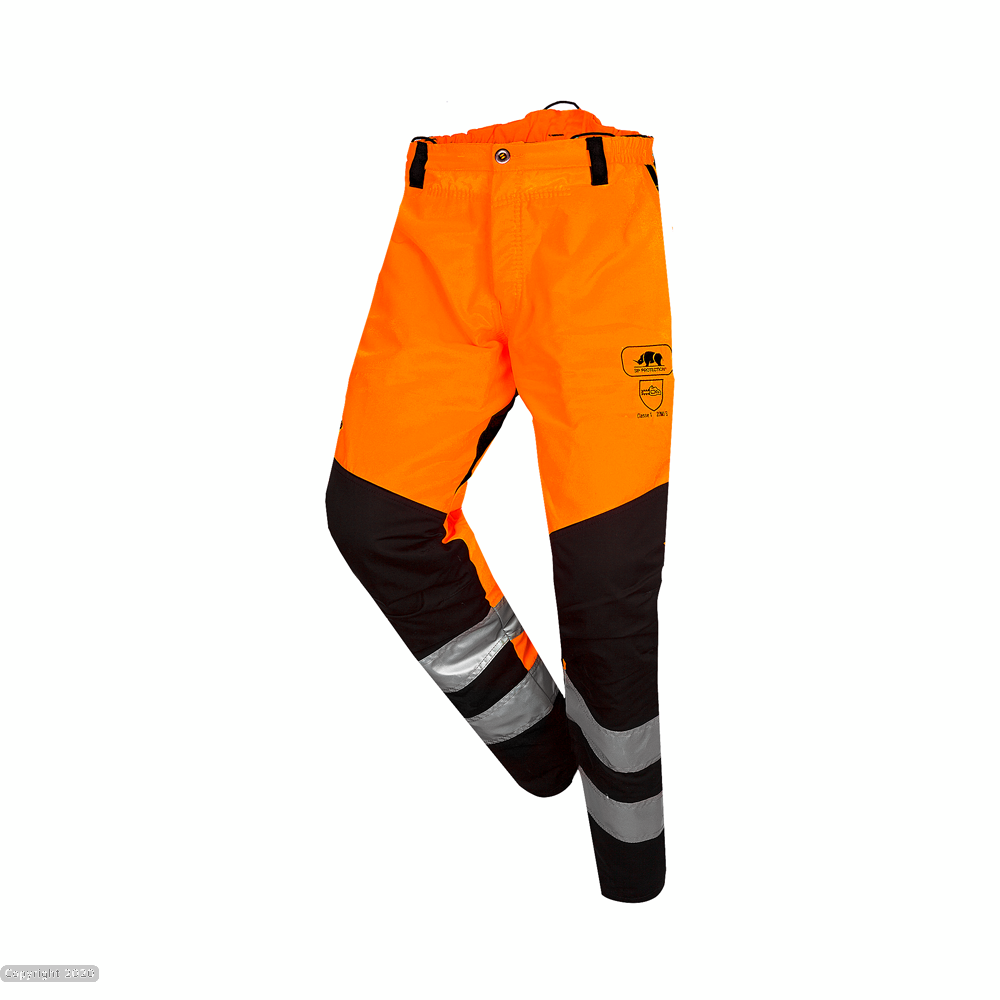 SIP Protection BasePro Perthus HV Chainsaw Trousers - Class 1 Type A - Medium - Orange