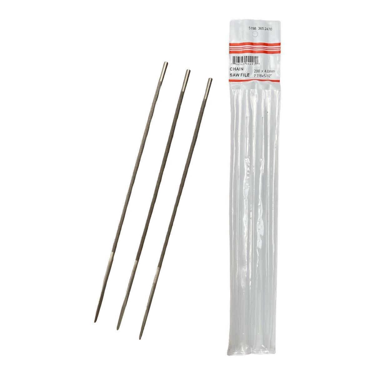CEuk Chainsaw Round File 3-Pack – 5/32" (4.0 mm)