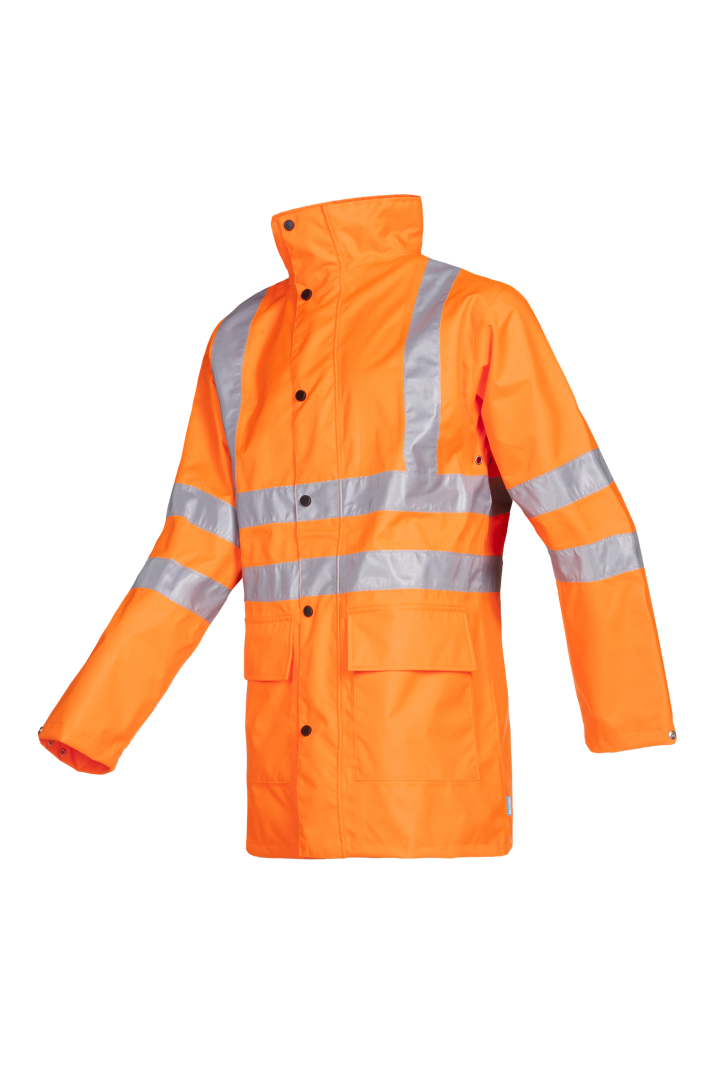 Sioen Monoco Hi-vis Rain Jacket - Medium