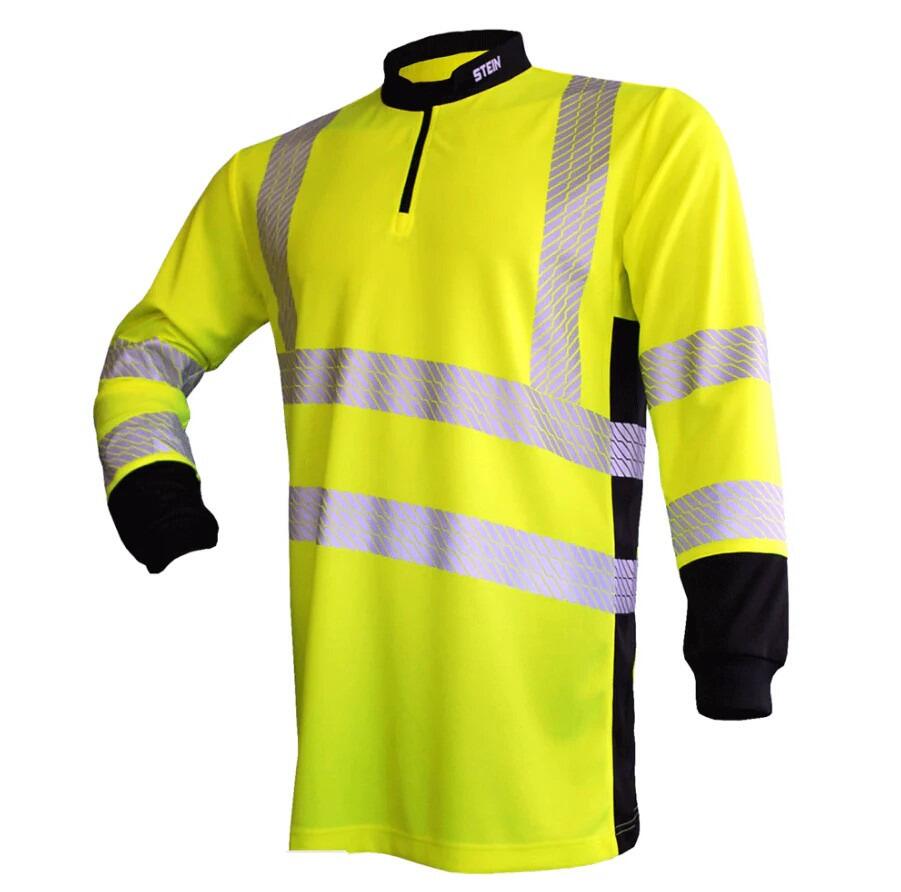 Stein X25 VENTOUT Hi-Viz Long Sleeve T-Shirt - Yellow - XXL