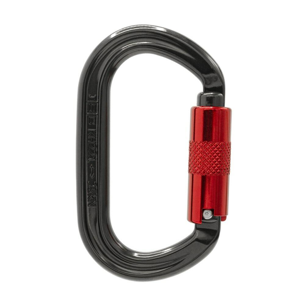 ISC Offset Oval Karabiner - 3-Way Action - Aluminium