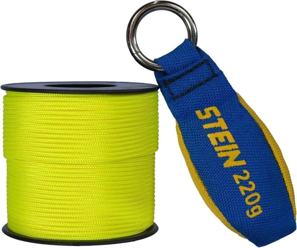Stein ThrowlinStein Throwline Kit - 2mm (50m) Yellow Throw Line with 8oz Throw Bage Kit - 2mm Yellow Throw Line with 8oz Throw Bag