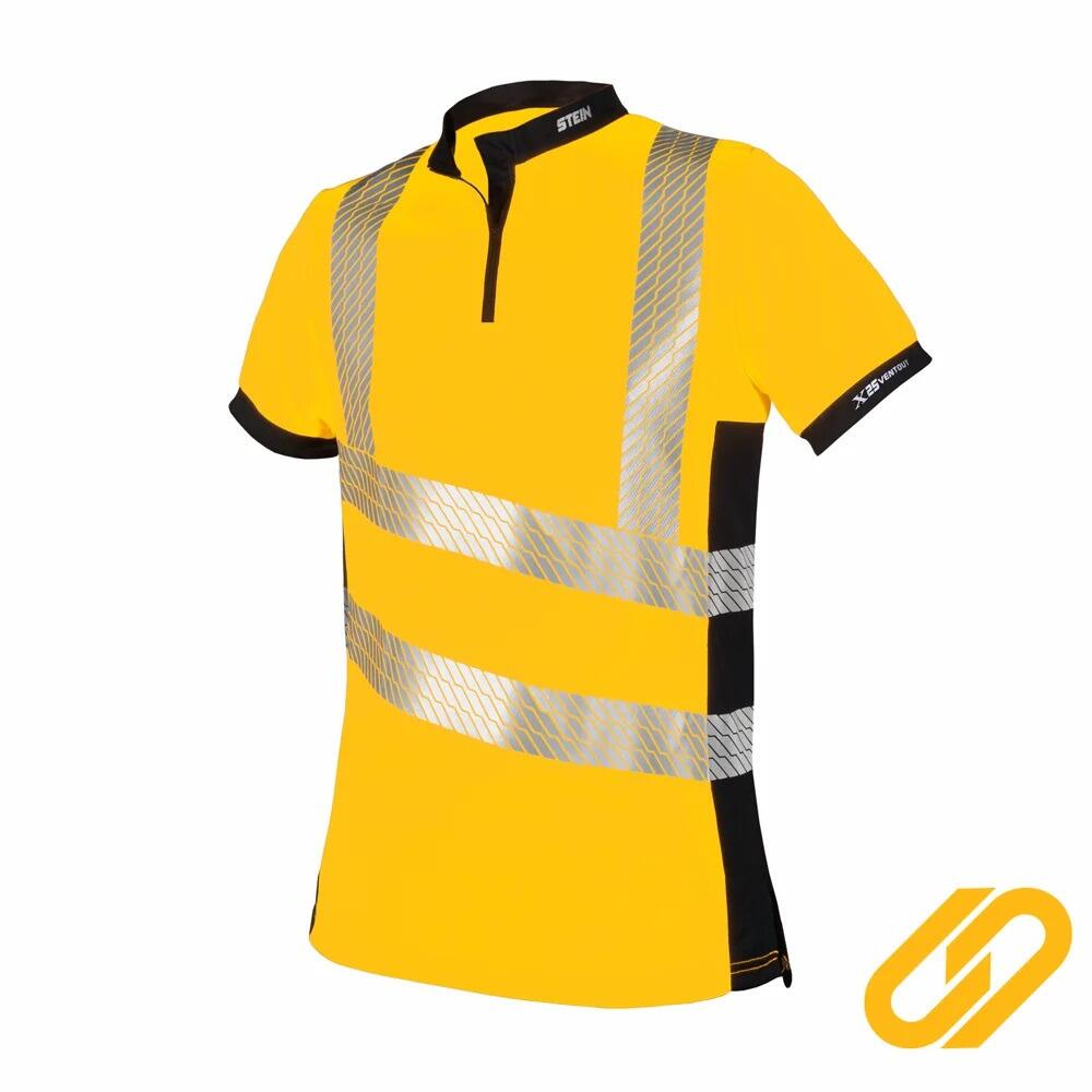 Stein X25 VENTOUT Hi-Viz Short Sleeve T-Shirt - Yellow - Small