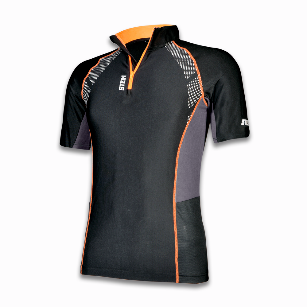 Stein Krieger Pro Short Sleeve Work Shirt / Sports Shirt - Black XXXL