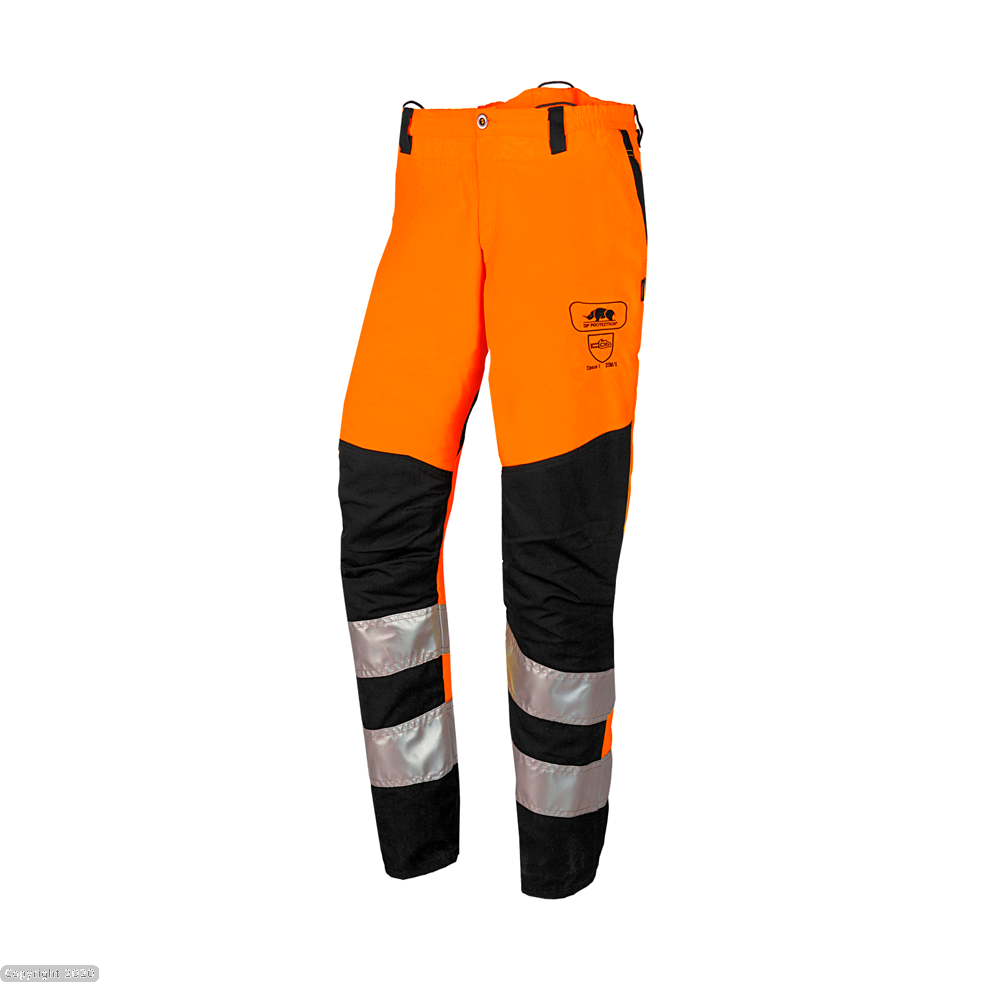 SIP Protection BasePro Hi Viz Orange Chainsaw Trousers Regular Fit (Type "A")