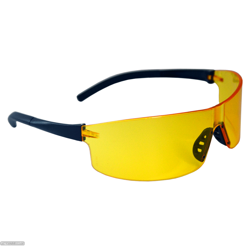 Stein ORBIT Flexible PPE Safety Glasses - Yellow